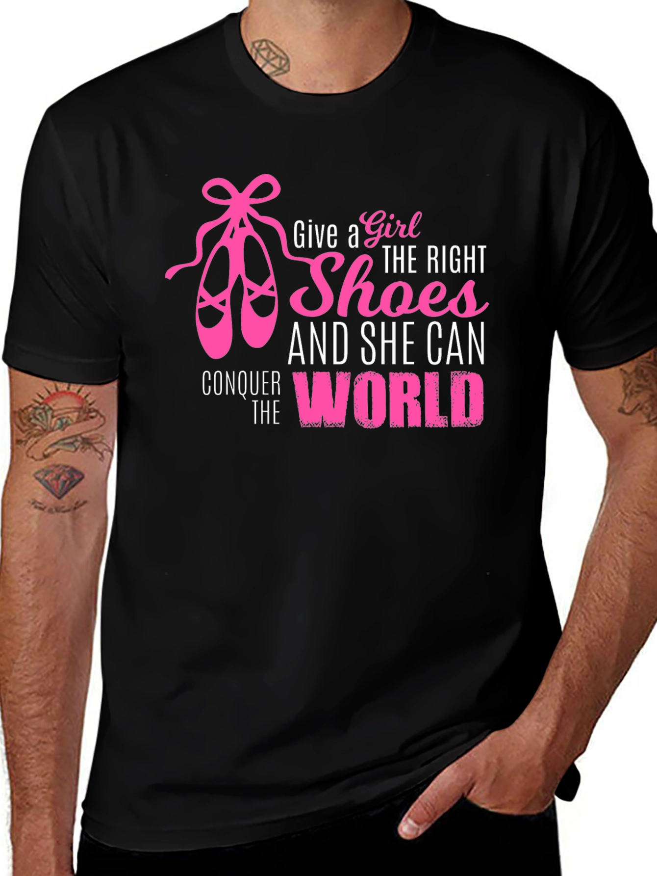 Variant 8 of Ballet Shoes Graphic T-Shirt