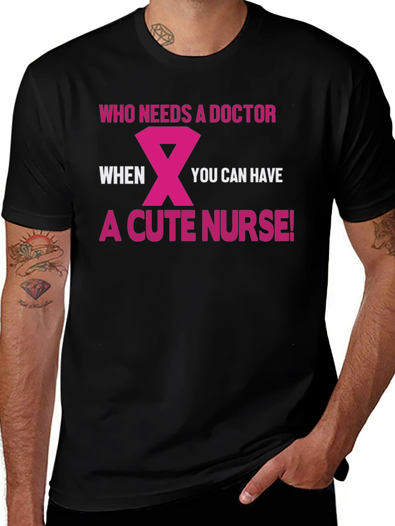 Variant 24 of Cute Nurse T-Shirt - Funny Doctor Alternative Tee