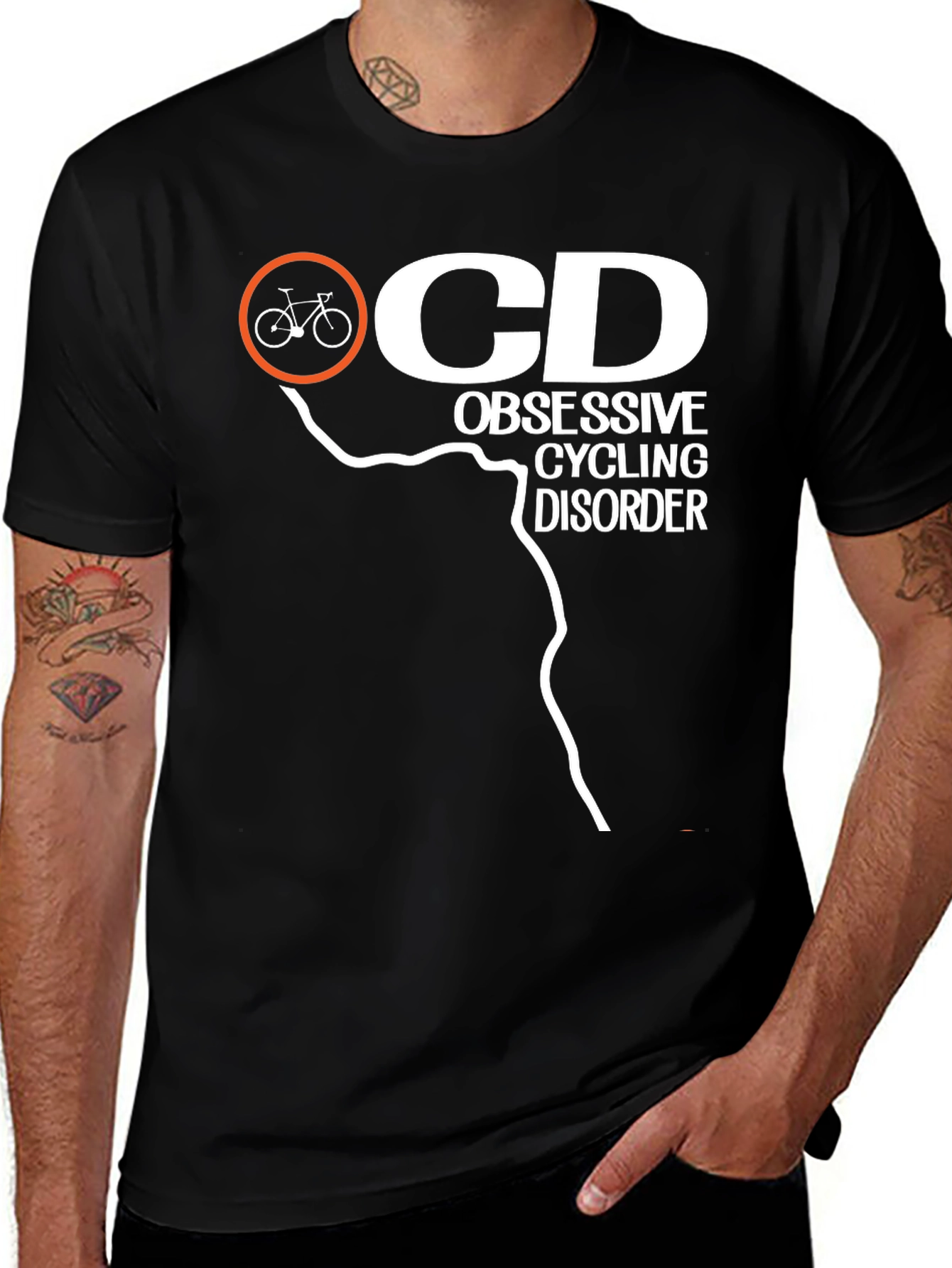 Variant 21 of Obsessive Cycling Disorder T-Shirt - Bike Lover Tee