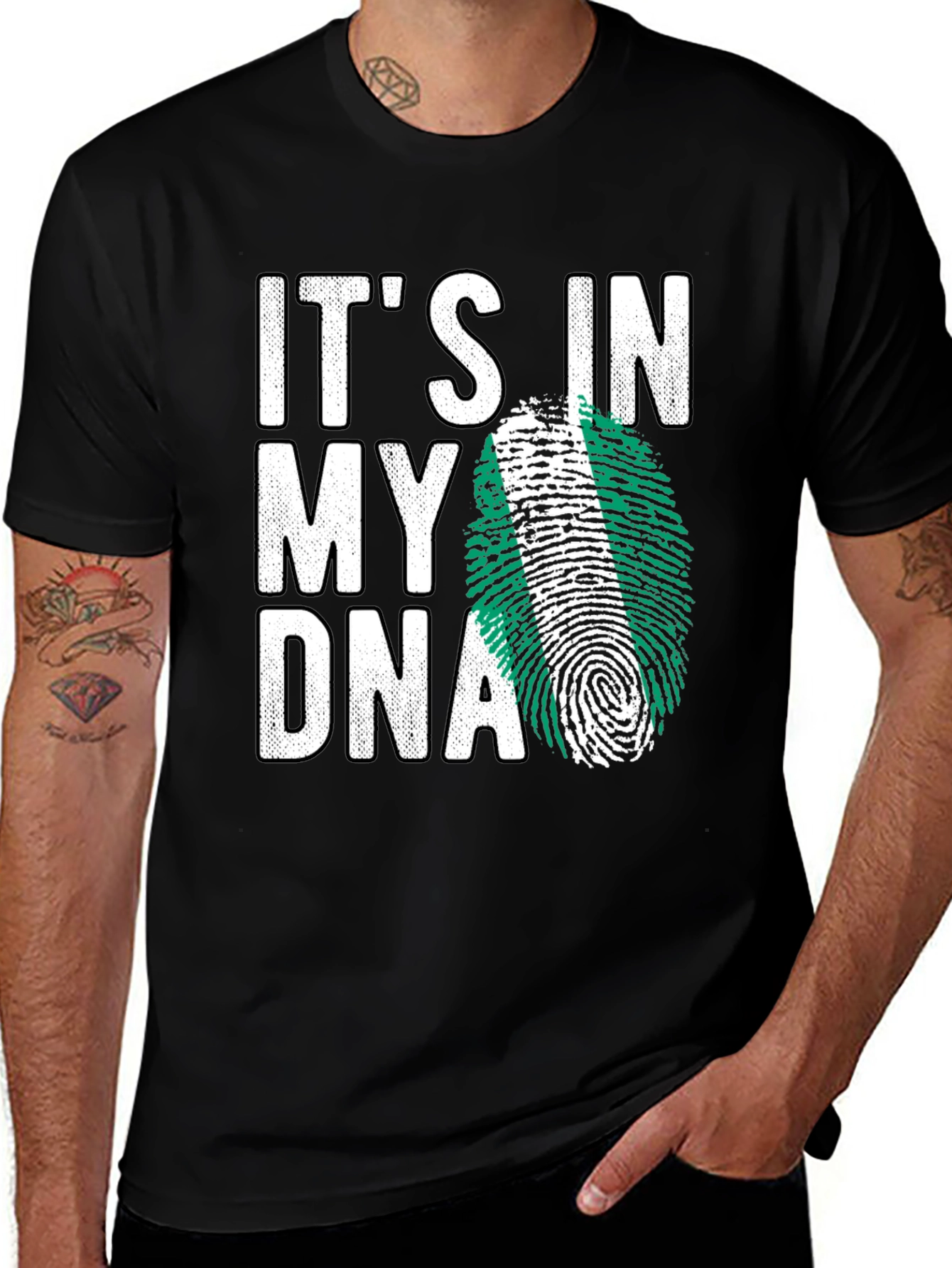 It's In My DNA Nigeria Flag T-Shirt