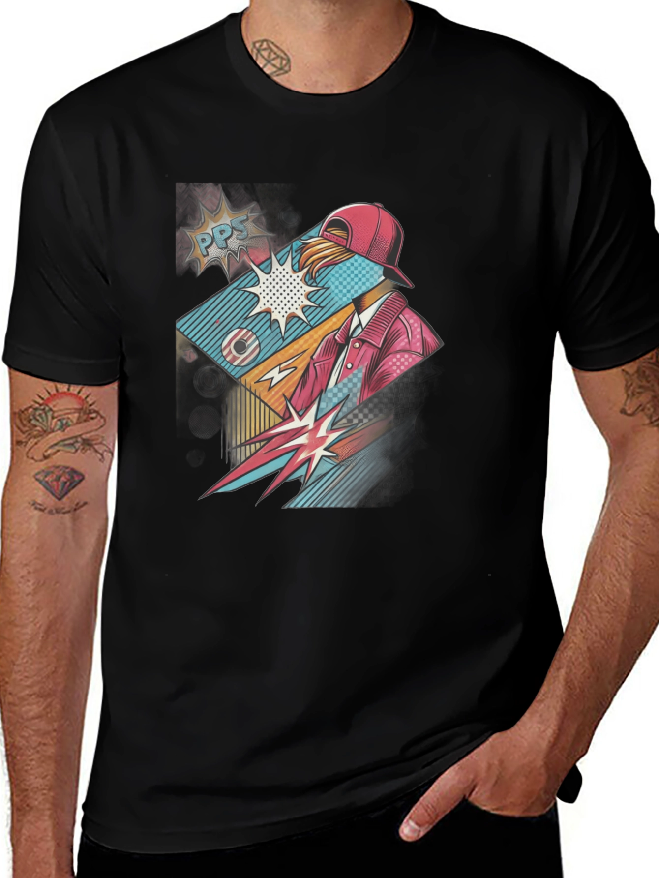 Variant 22 of Retro Comic Graphic T-Shirt - Modern Pop Art