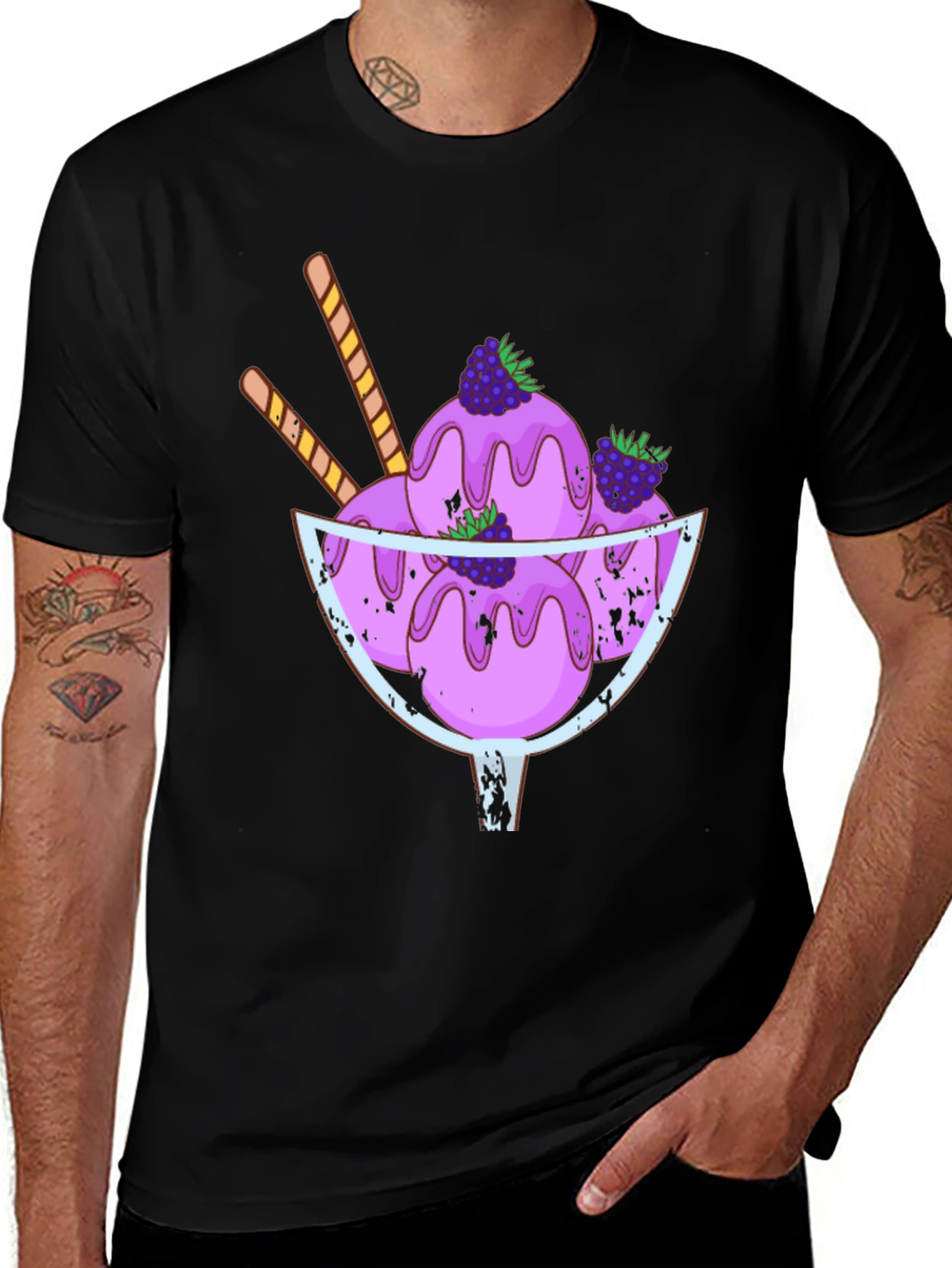 Variant 4 of Ice Cream Dessert T-Shirt