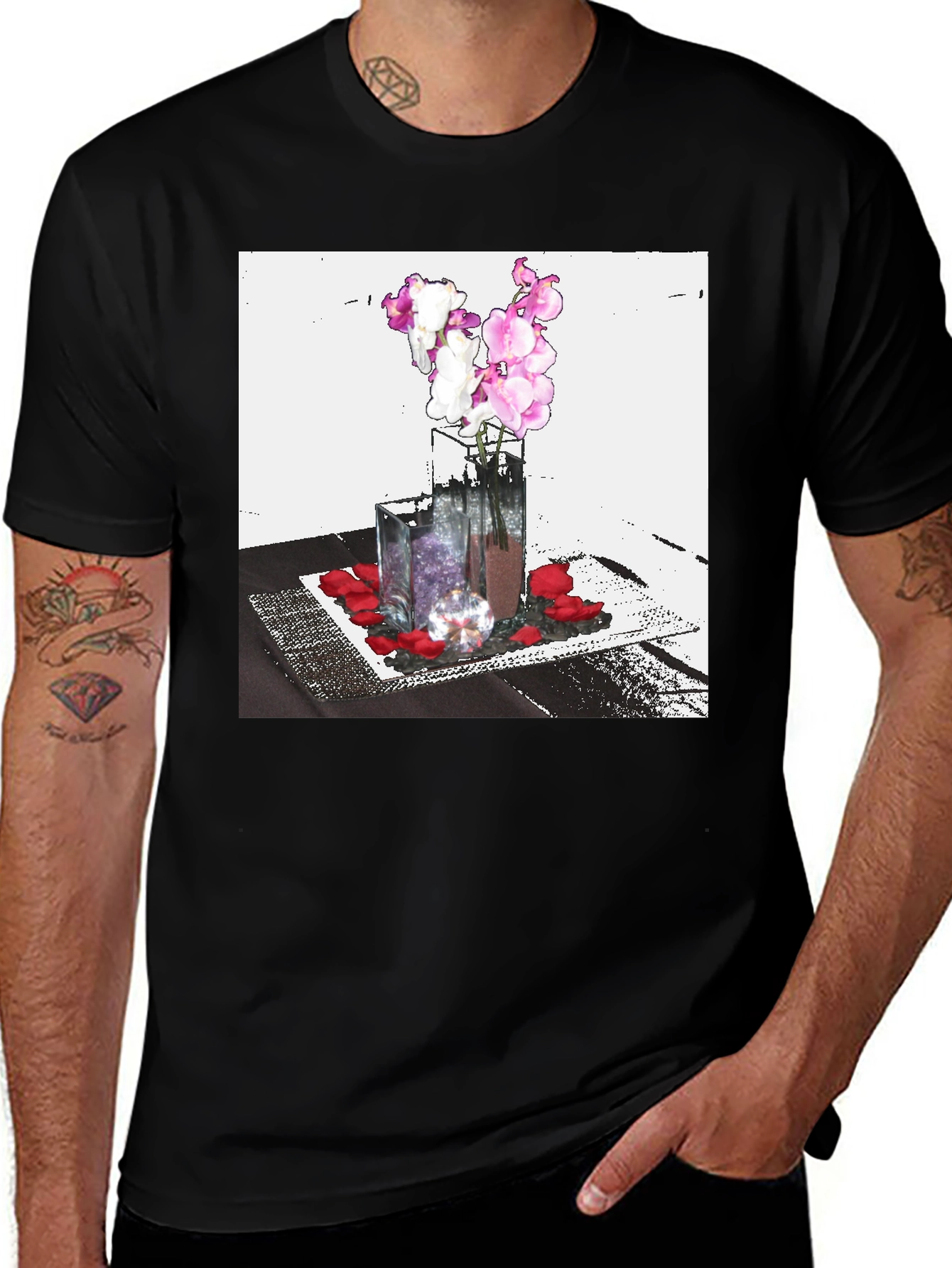 Floral Arrangement Graphic Tee