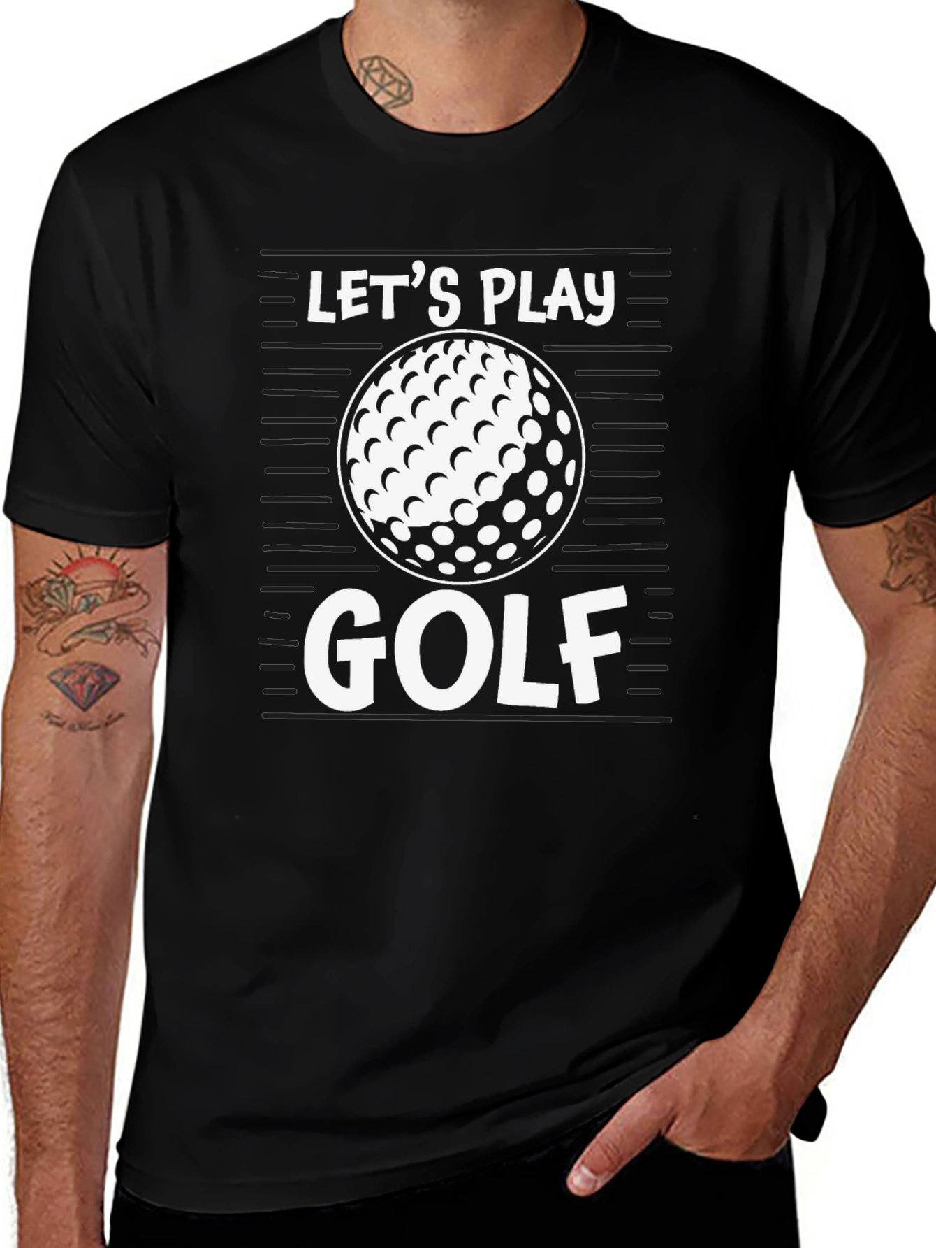 Variant 8 of Let's Play Golf T-Shirt
