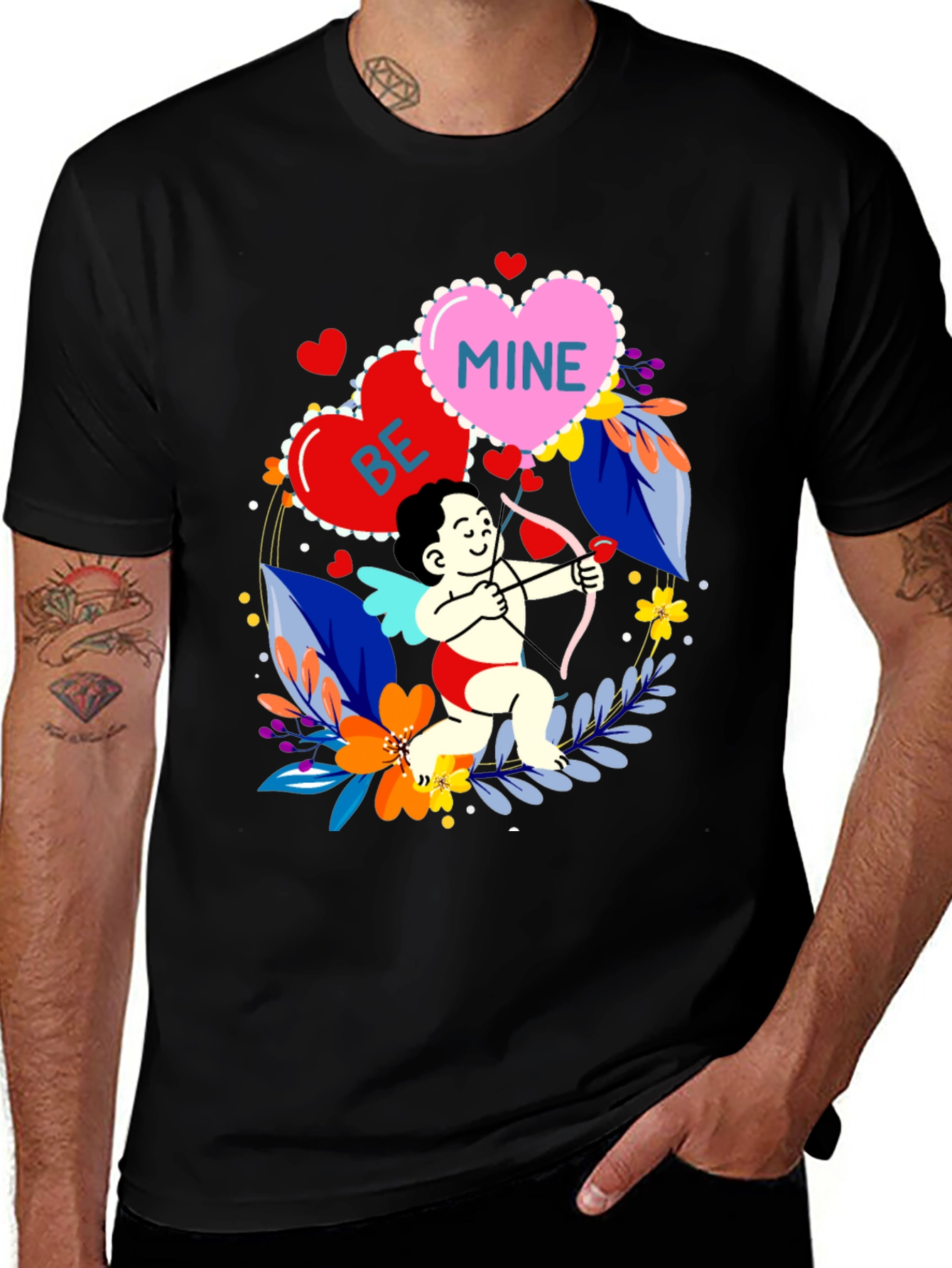 Variant 2 of Valentine's Day Cupid Graphic Tee