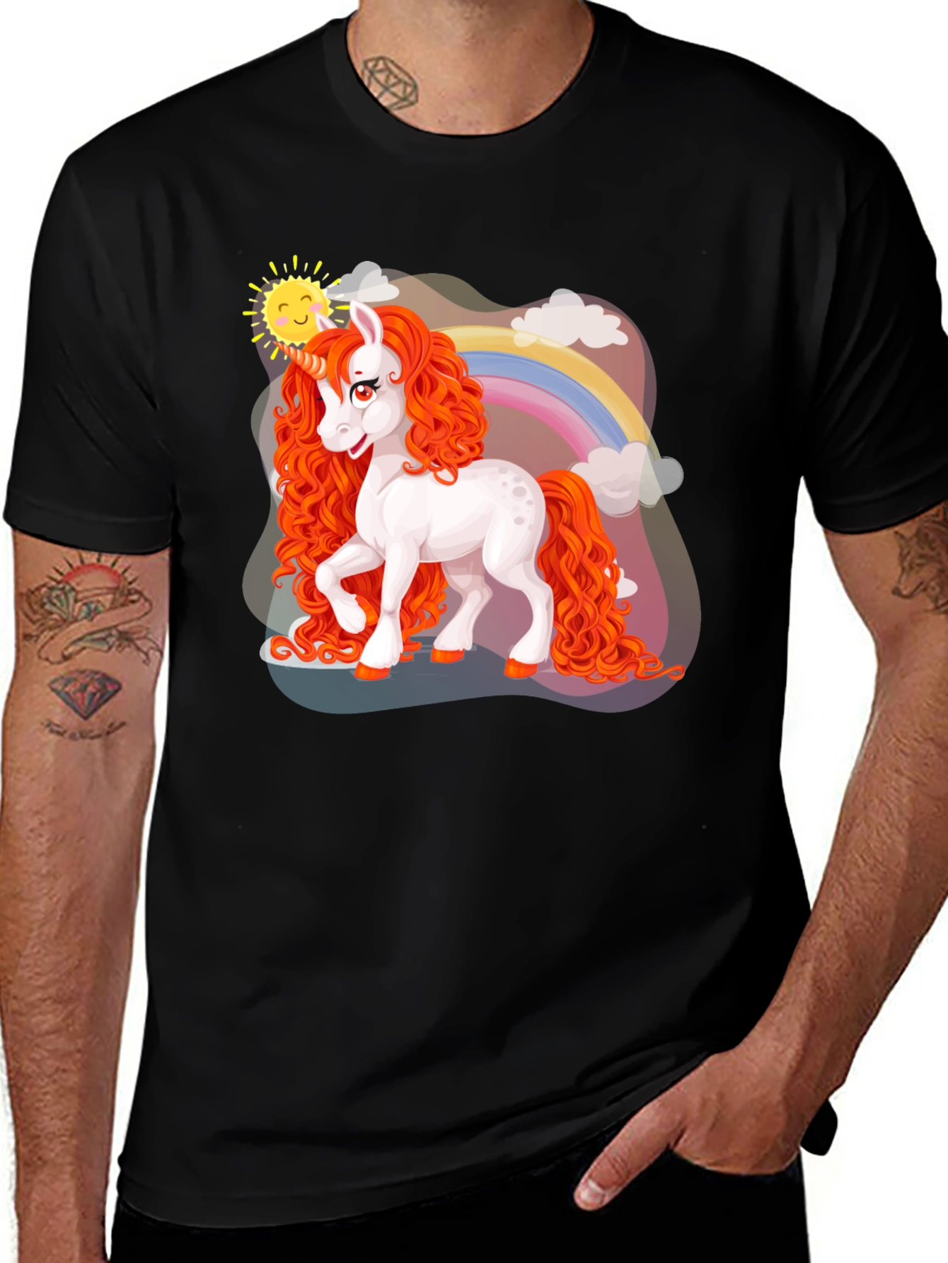 Variant 26 of Unicorn Rainbow T-Shirt - Magical Graphic Tee