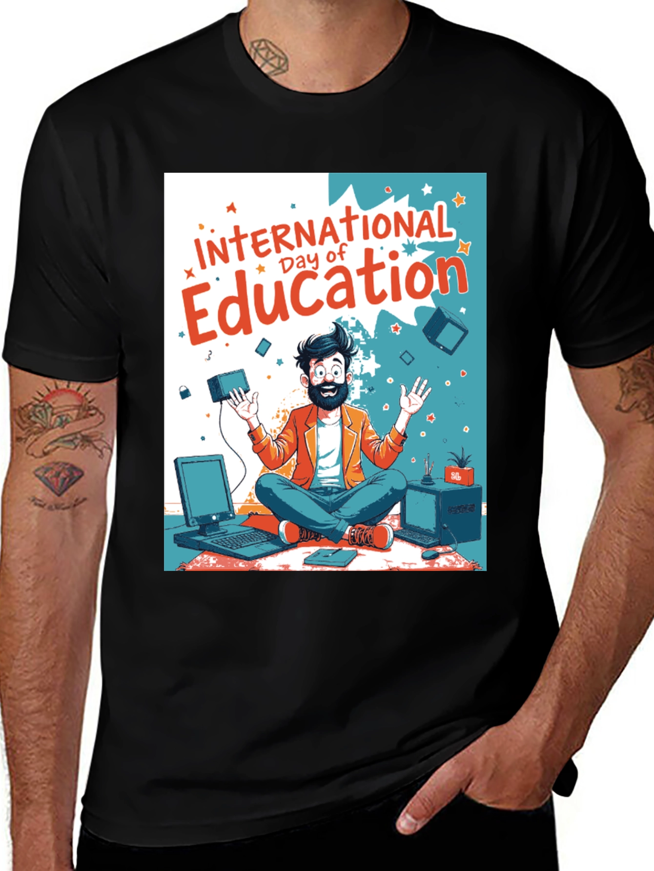 Variant 16 of Education Day Graphic Tee