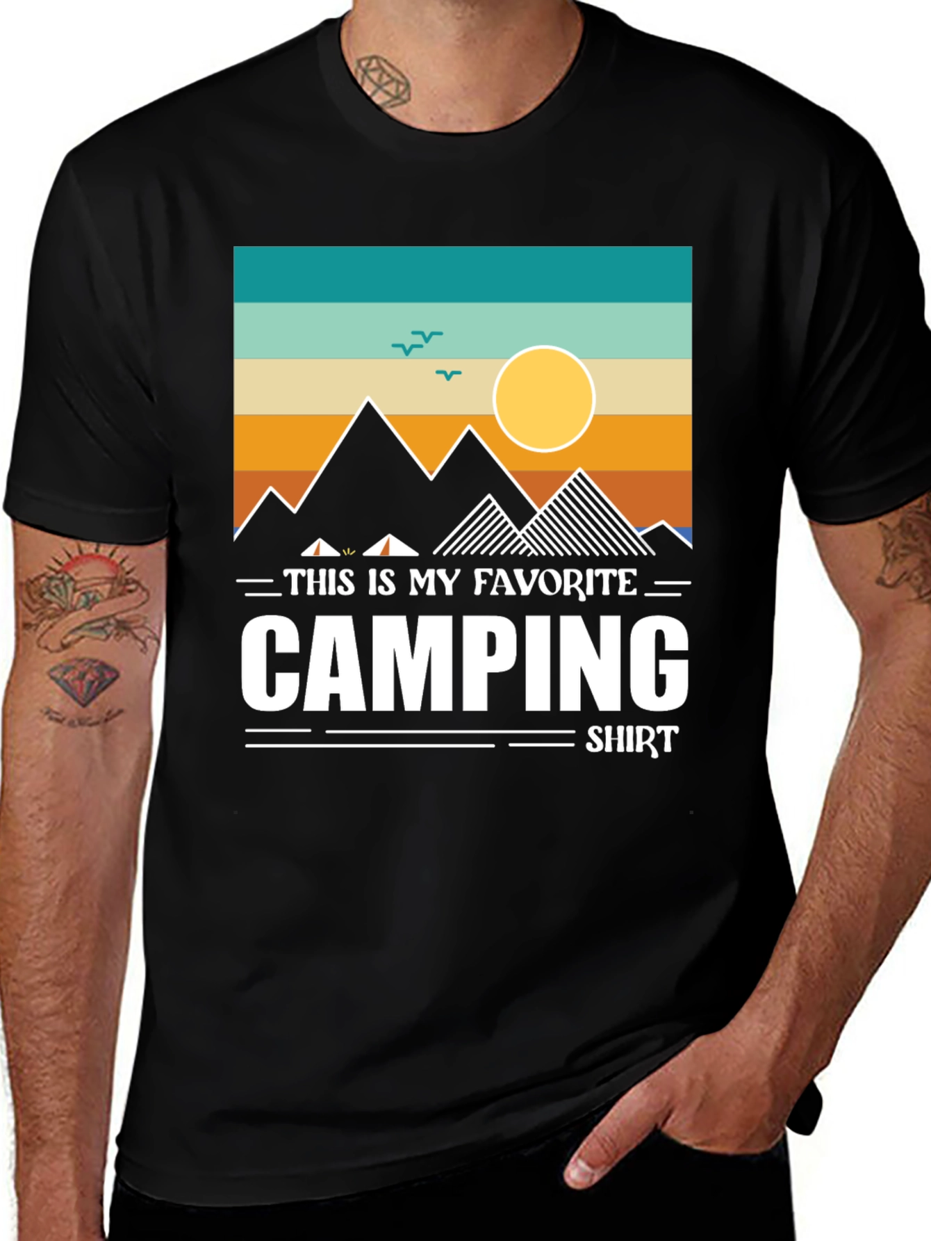 Variant 20 of Camping Favorite Shirt Graphic Tee