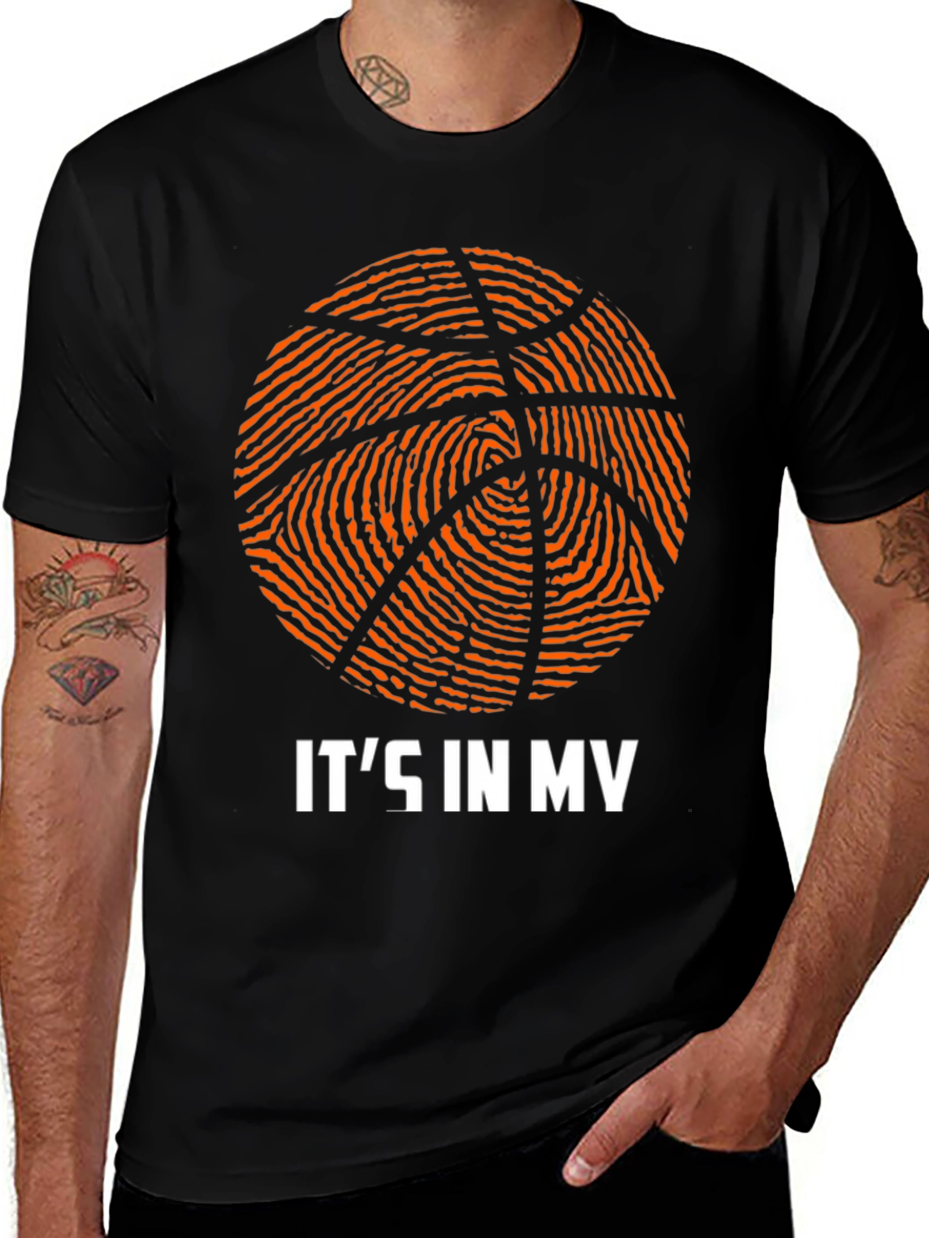 Variant 16 of Basketball is in my DNA Graphic Tee