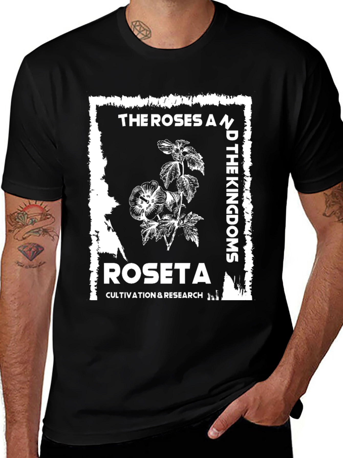 Variant 4 of The Roses and the Kingdoms Rosetta T-Shirt