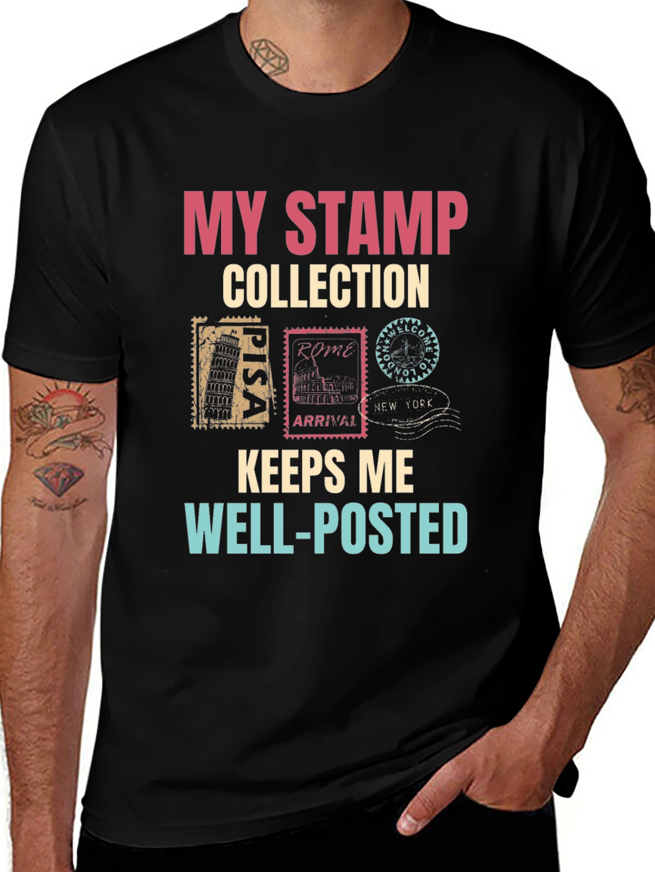 Variant 20 of My Stamp Collection T-Shirt