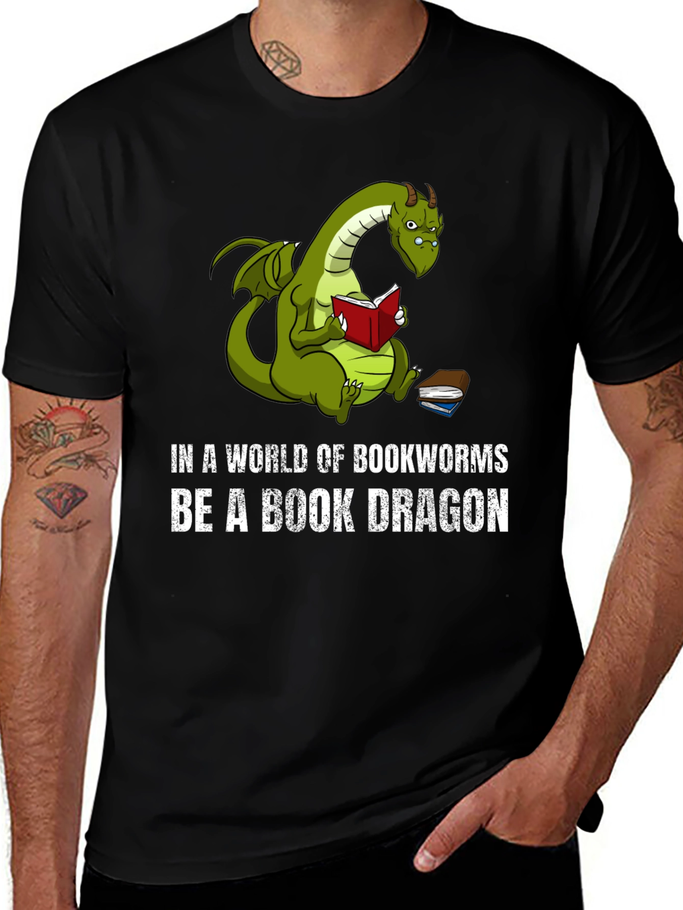 Variant 20 of Book Dragon T-Shirt: Be a Book Dragon