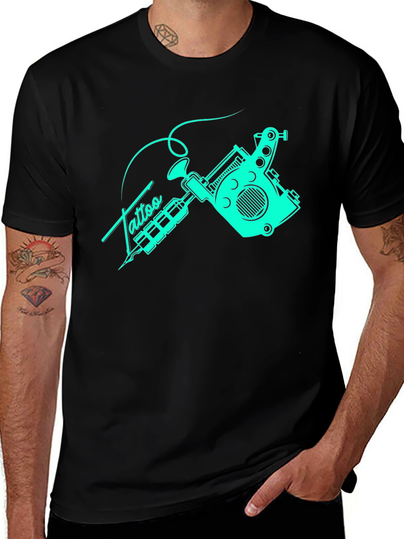 Variant 29 of Tattoo Machine Graphic T-Shirt
