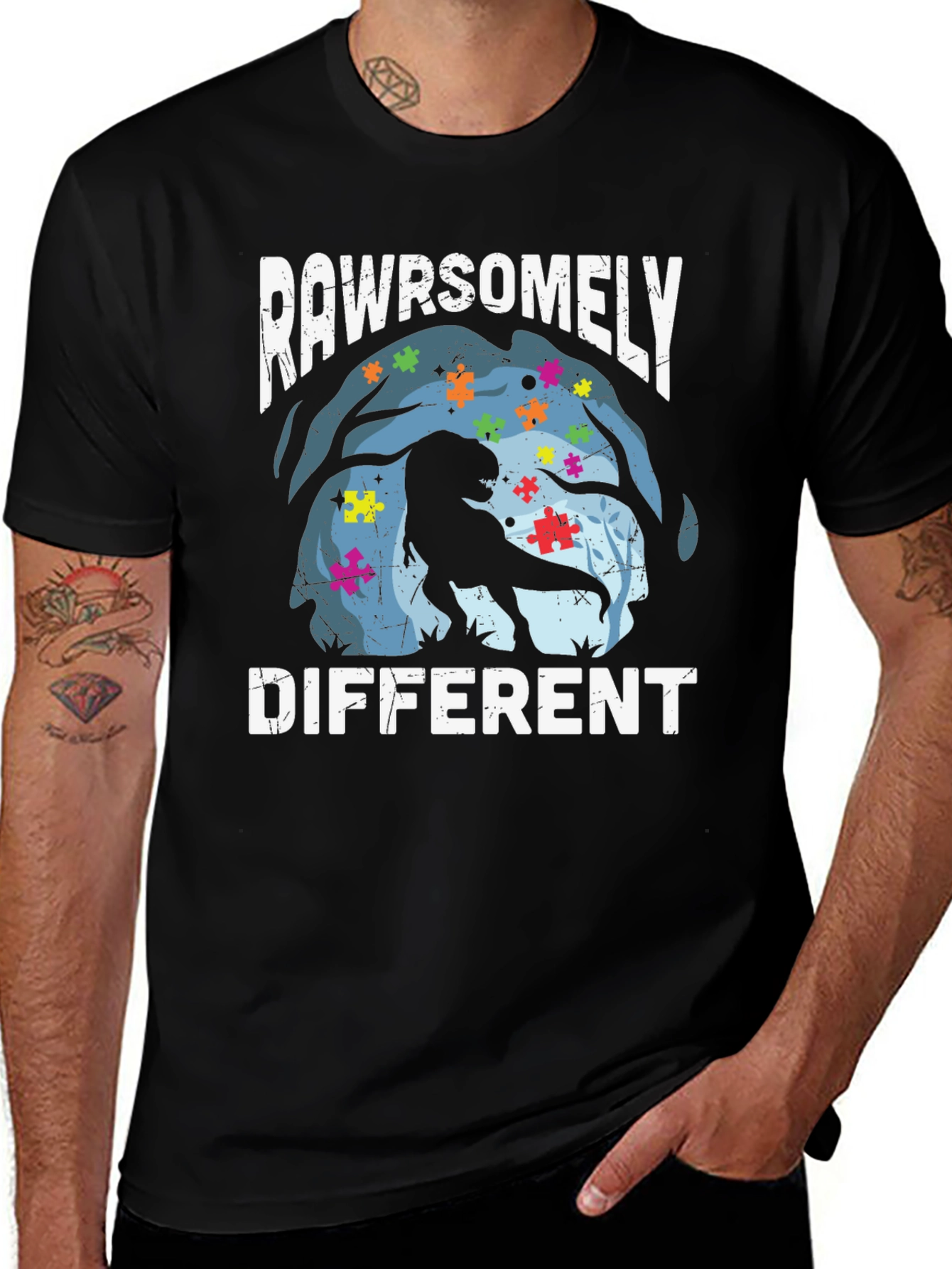 Variant 29 of Rawsomely Different T-Shirt