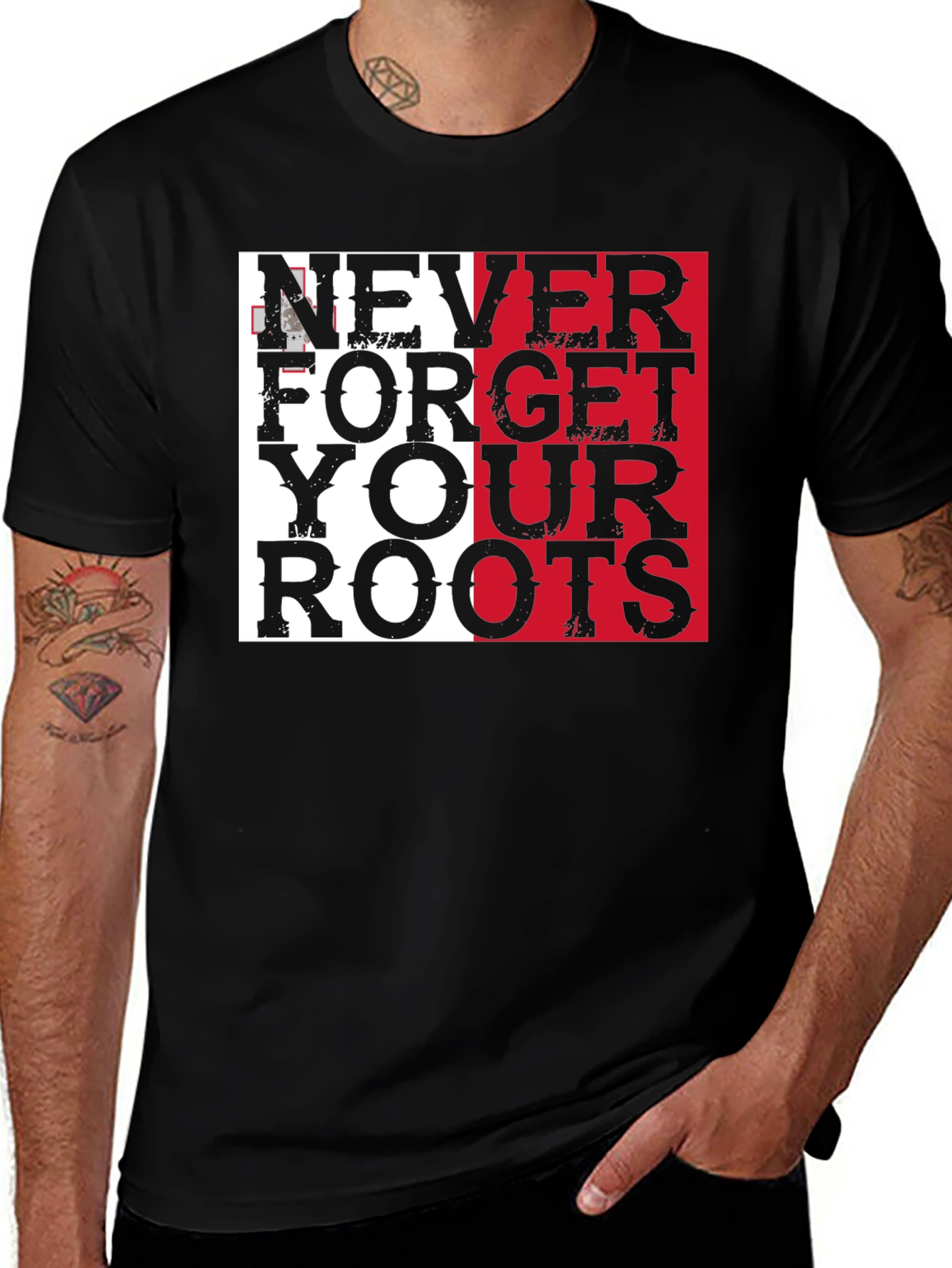 Variant 8 of Never Forget Your Roots Graphic Tee