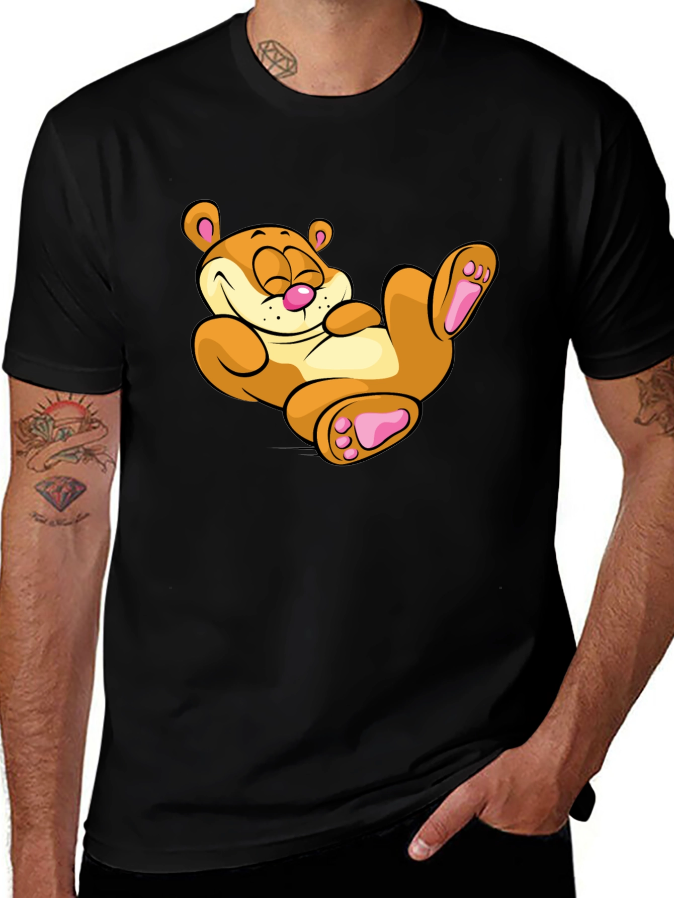 Variant 14 of Cartoon Otter Graphic T-Shirt