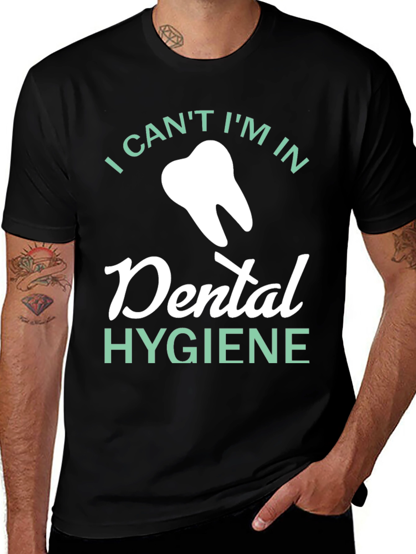 Variant 29 of Dental Hygiene T-Shirt: Dentist, Hygienist