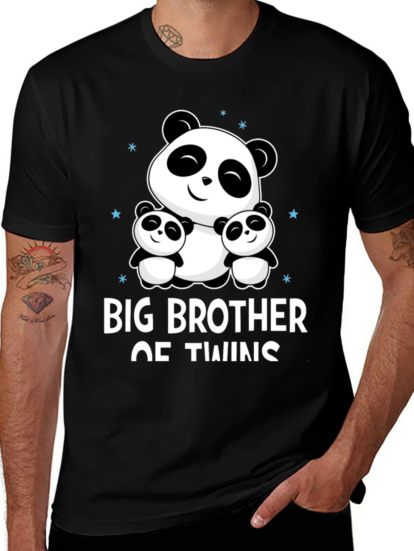 Variant 14 of Big Brother of Twins Panda T-Shirt