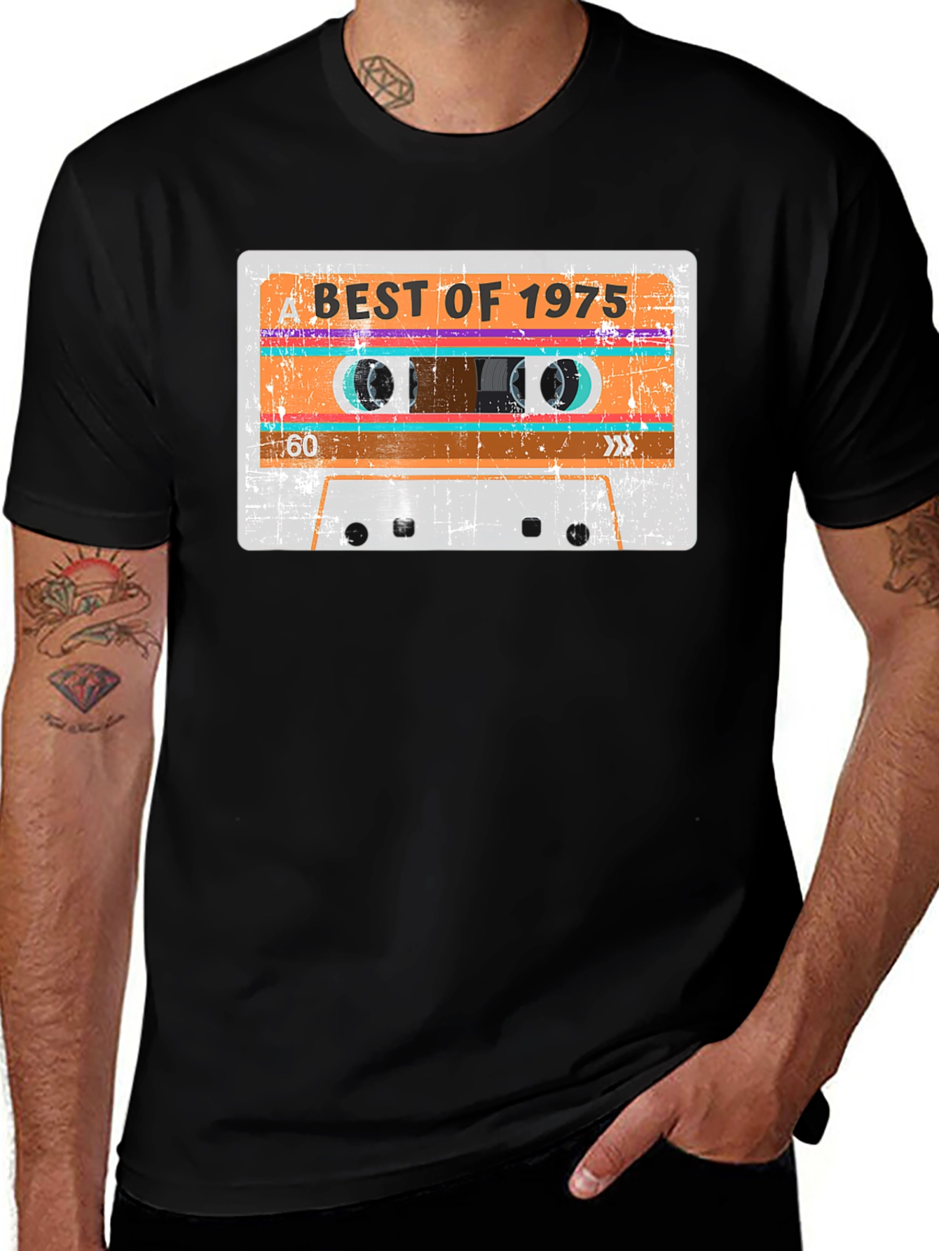Variant 29 of Retro 1975 Cassette Graphic T-Shirt