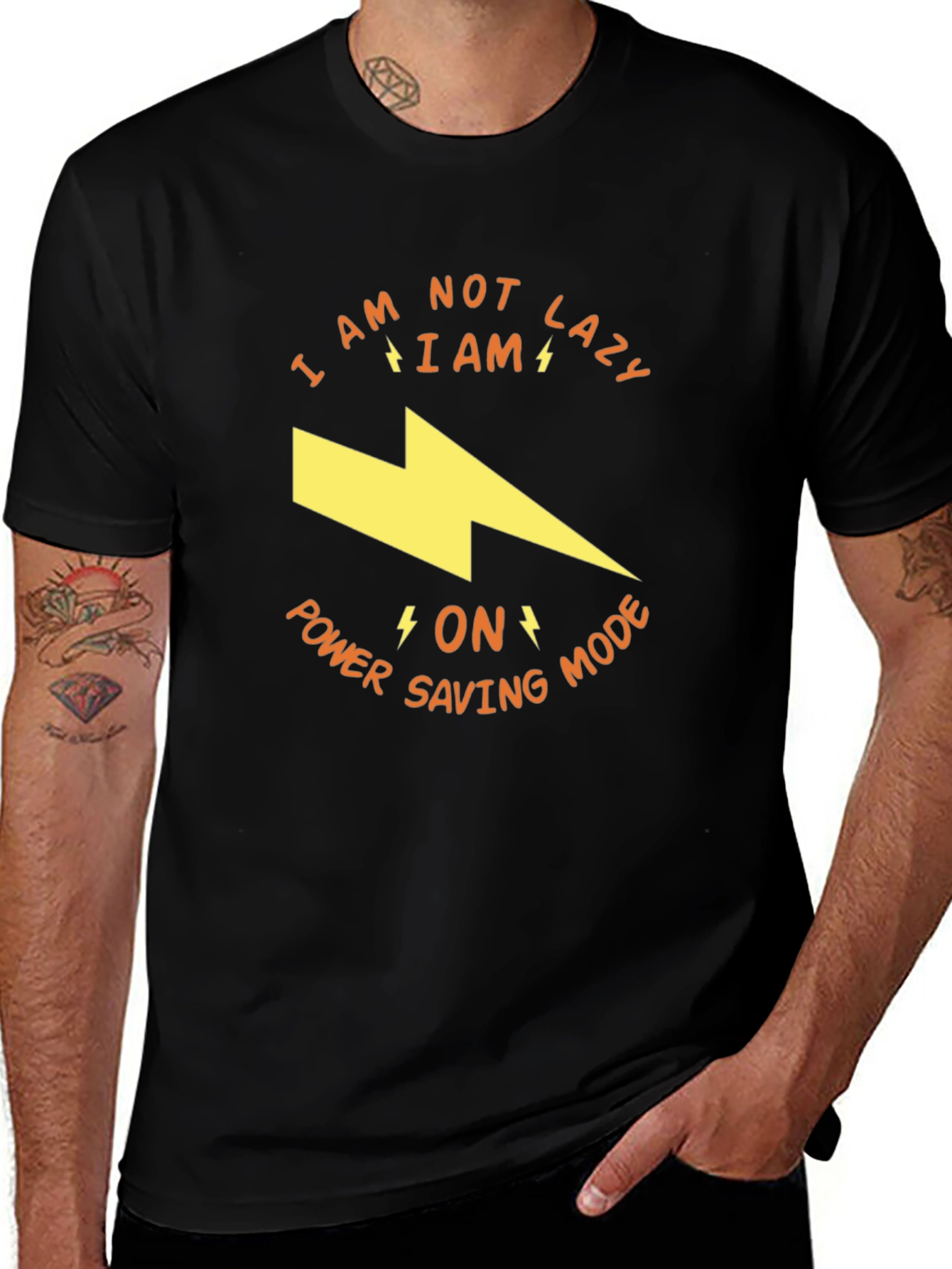 Variant 6 of Funny Power Saving Mode T-Shirt