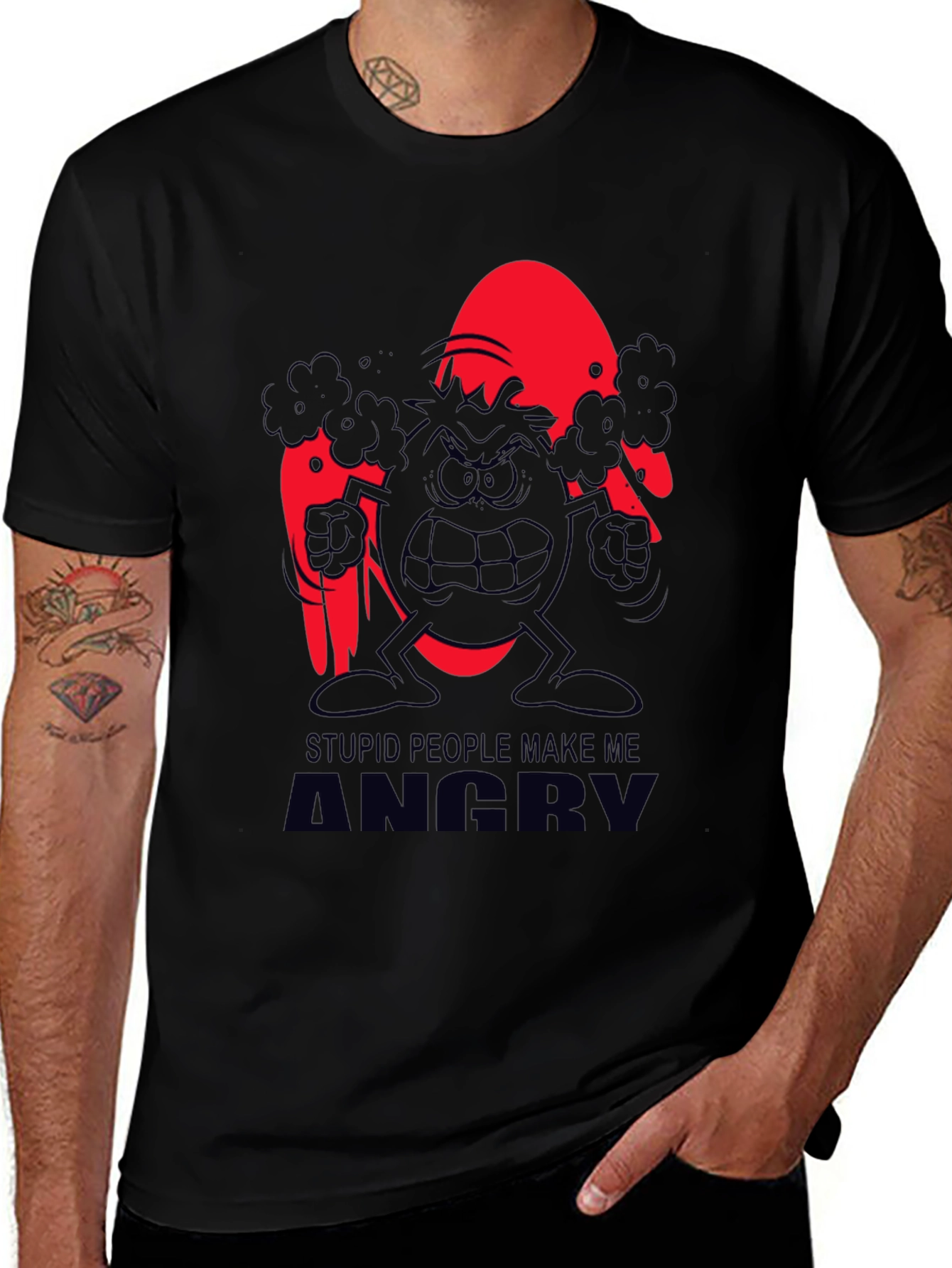 Variant 28 of Angry Egg Graphic T-Shirt