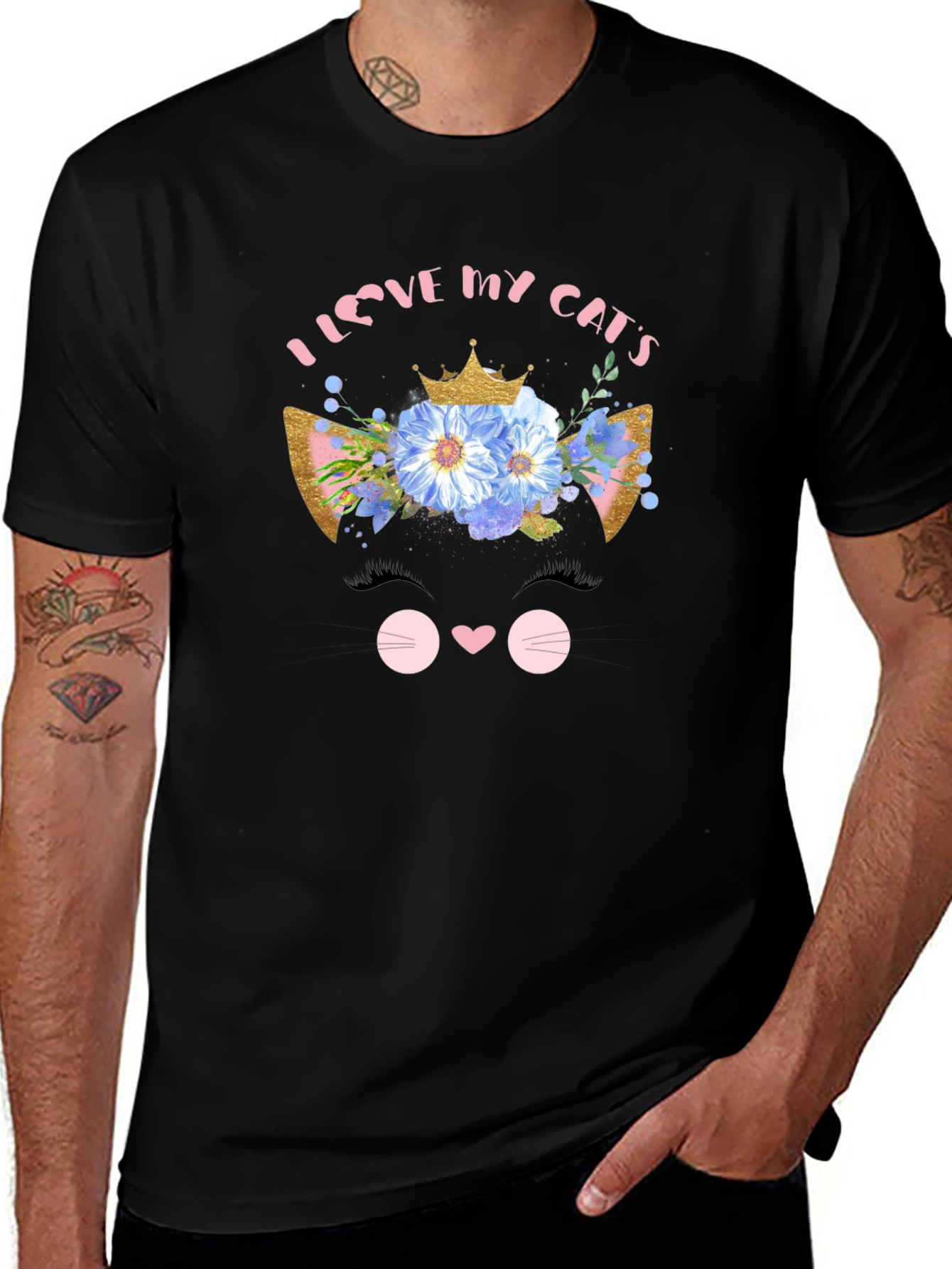 Variant 24 of I Love My Cats T-Shirt
