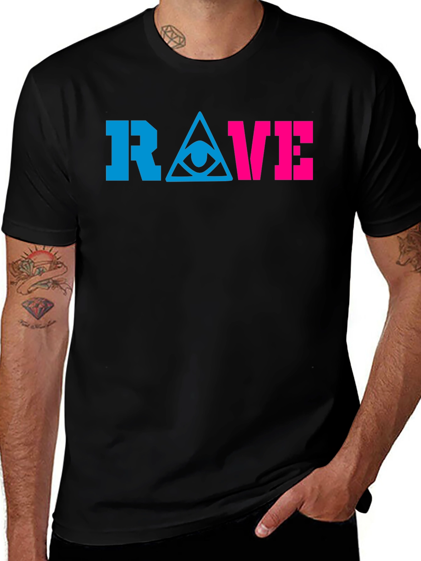 Variant 21 of Rave T-Shirt - Graphic Design Print