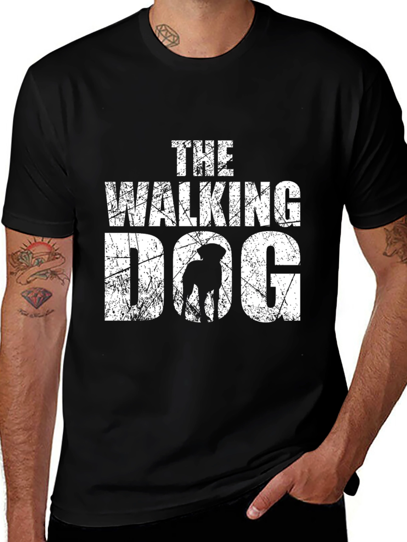 Variant 20 of The Walking Dog T-Shirt - Black Graphic Tee