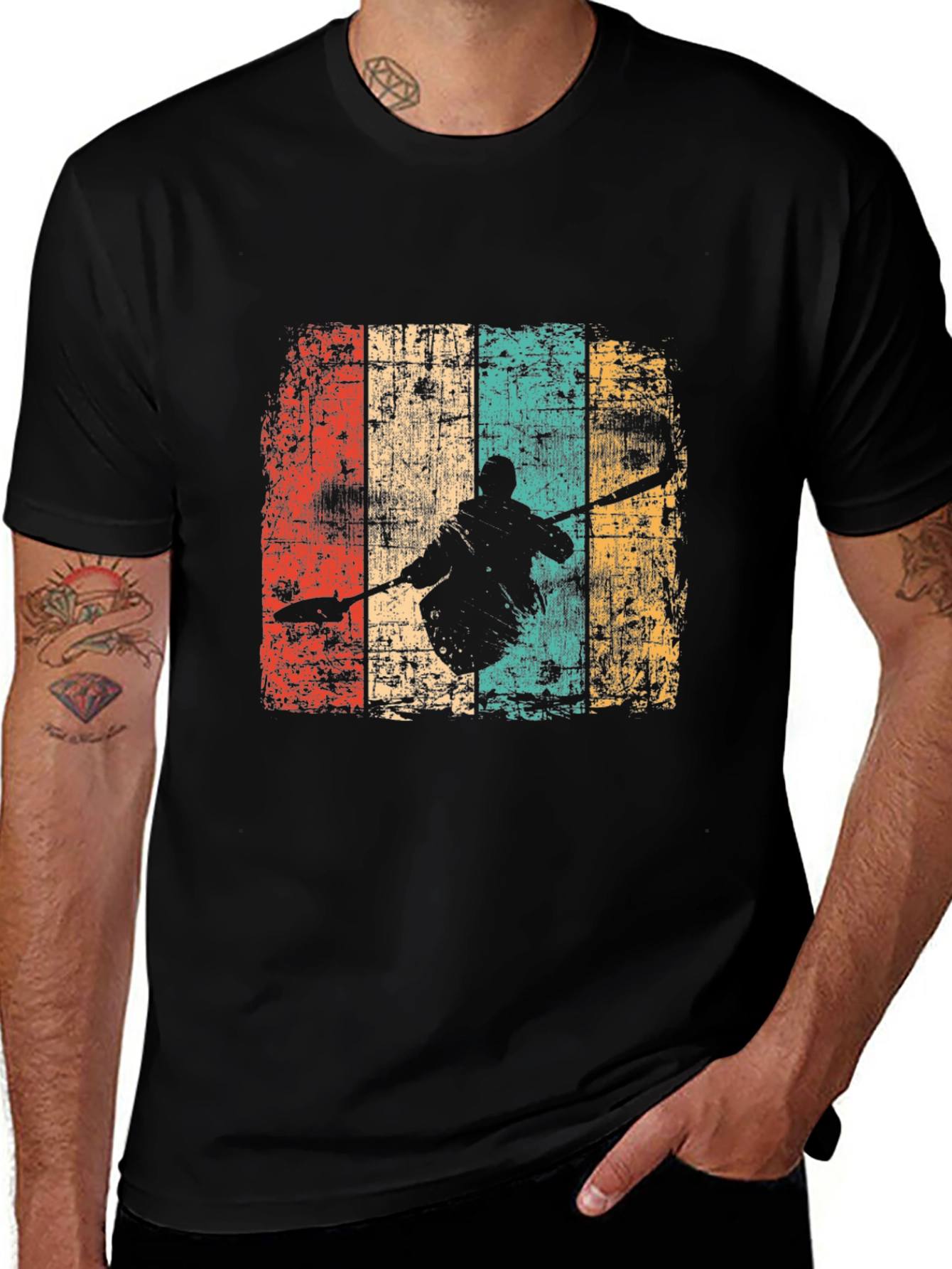 Variant 16 of Retro Kayak T-Shirt - Vintage Style