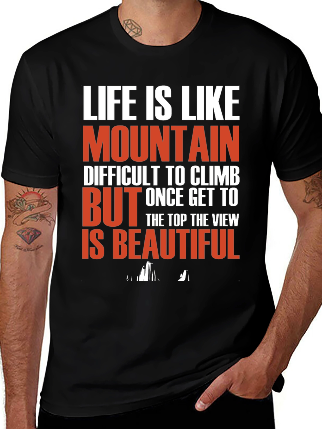 Variant 14 of Mountain Life T-Shirt: Climb & View