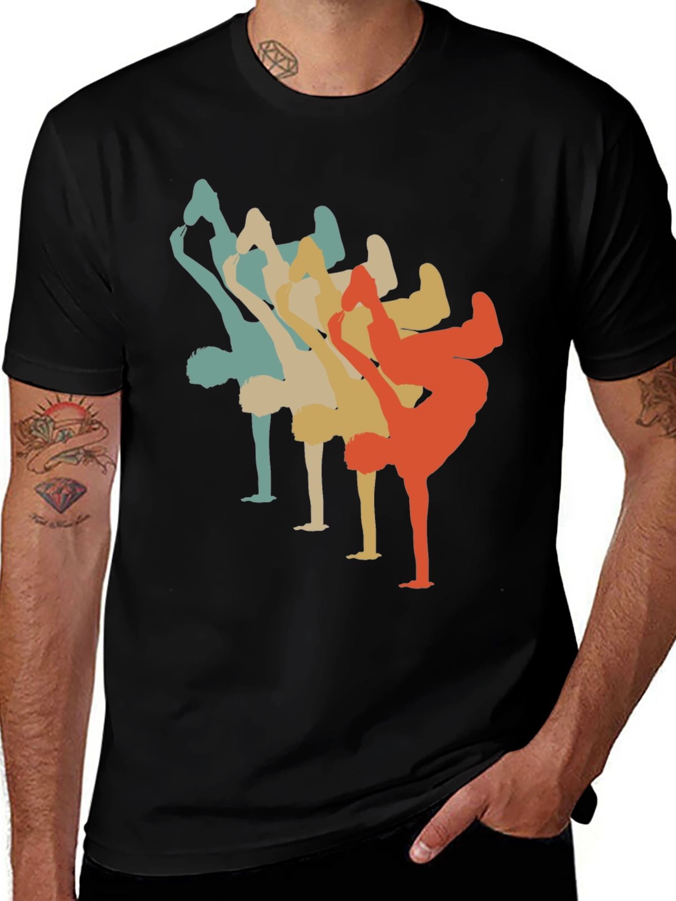 Variant 14 of Retro Breakdance T-Shirt - Vintage Hip Hop Dance Tee