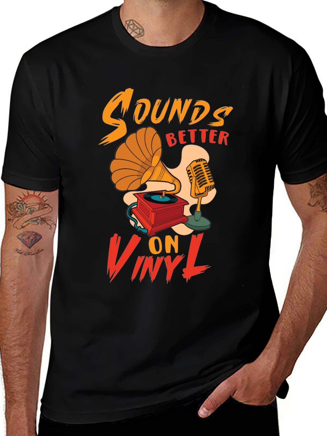 Variant 11 of Sounds Better on Vinyl T-Shirt