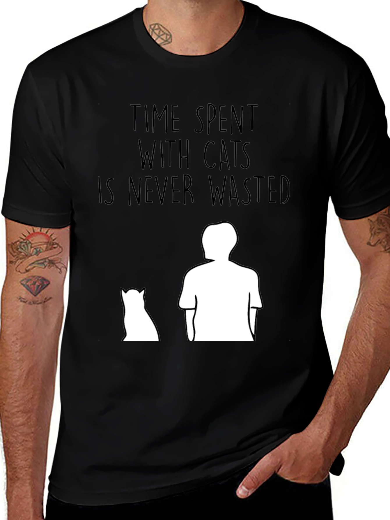 Variant 27 of Time Spent with Cats T-Shirt