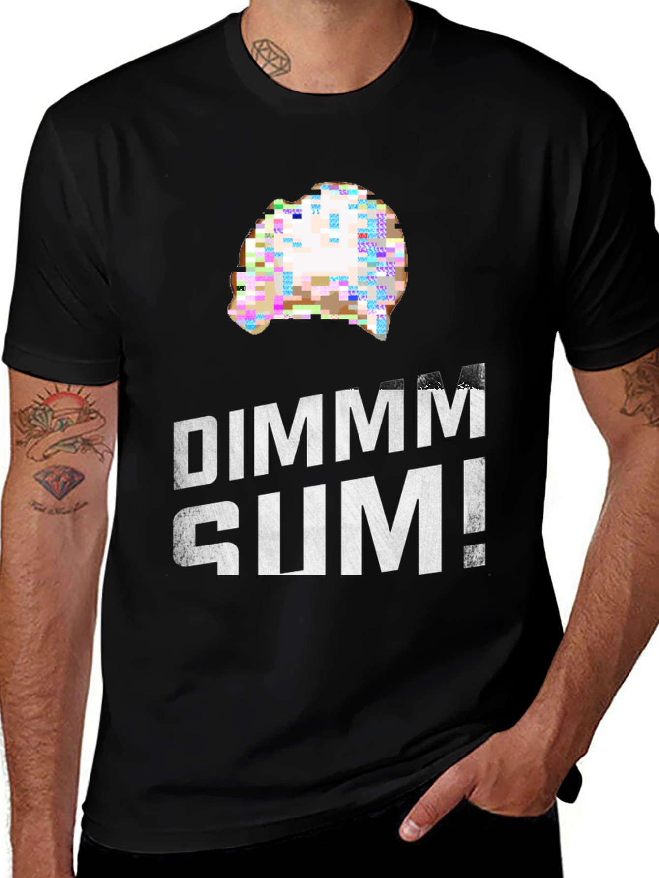 Variant 5 of Dimm Sum Funny T-Shirt - Food Pun Humor Tee