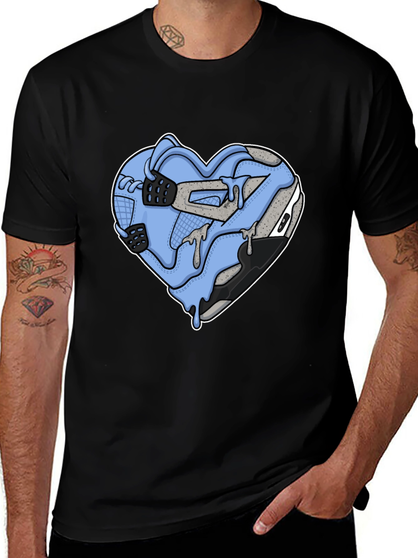 Variant 22 of Sneaker Heart Graphic T-Shirt