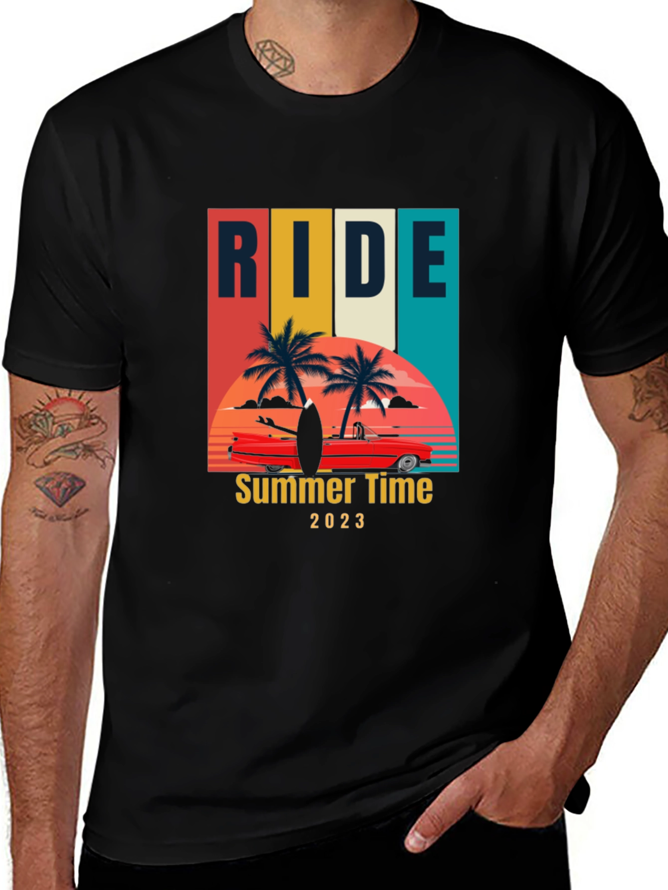 Variant 8 of Ride Summer Time 2023 Graphic T-Shirt