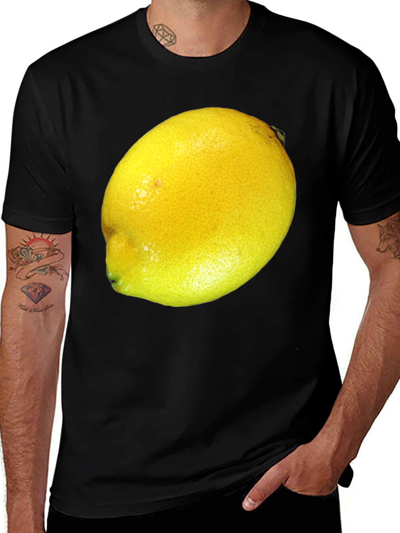 Variant 5 of Lemon Graphic T-Shirt - Bold Fruit Design