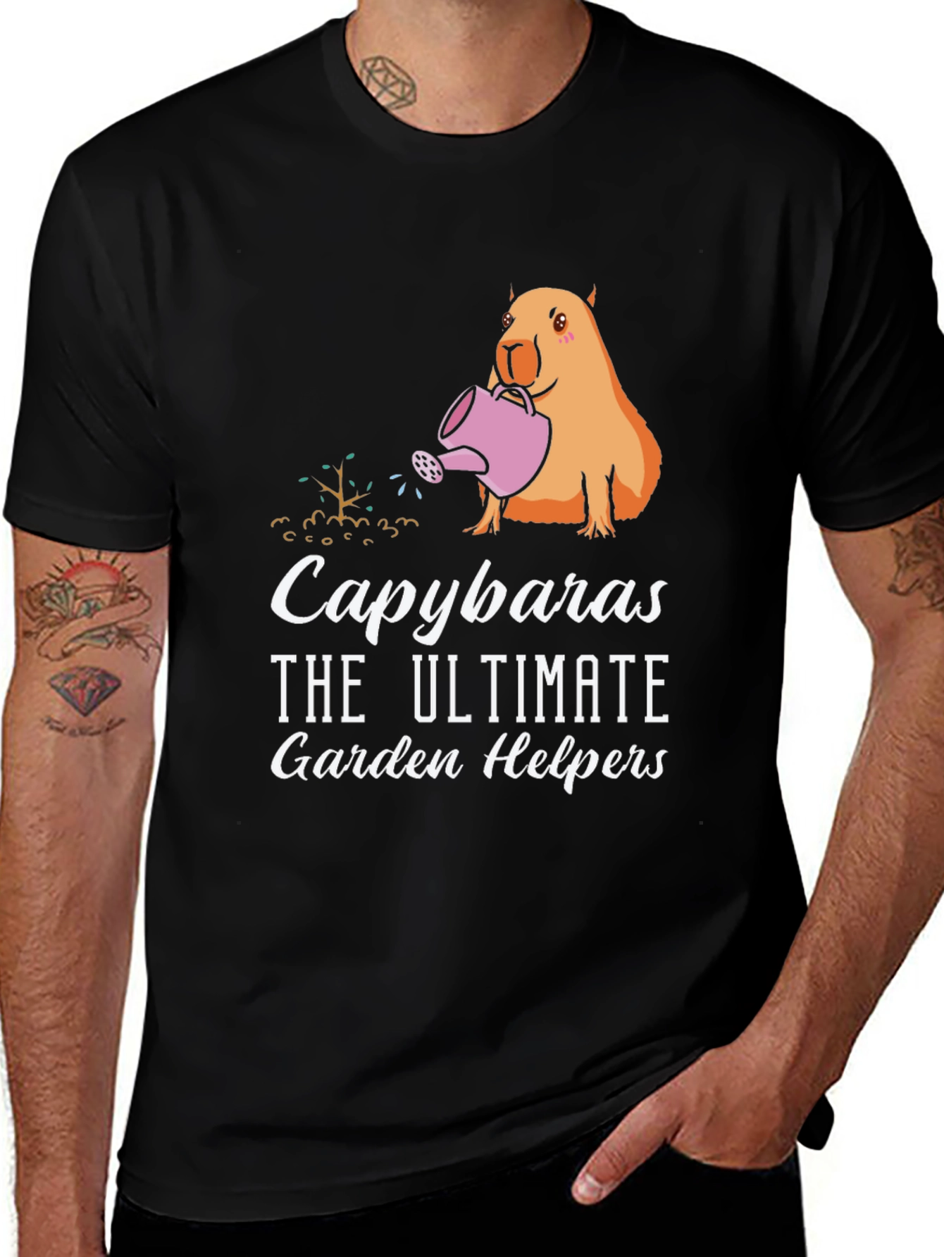 Capybara Garden Helpers T-Shirt