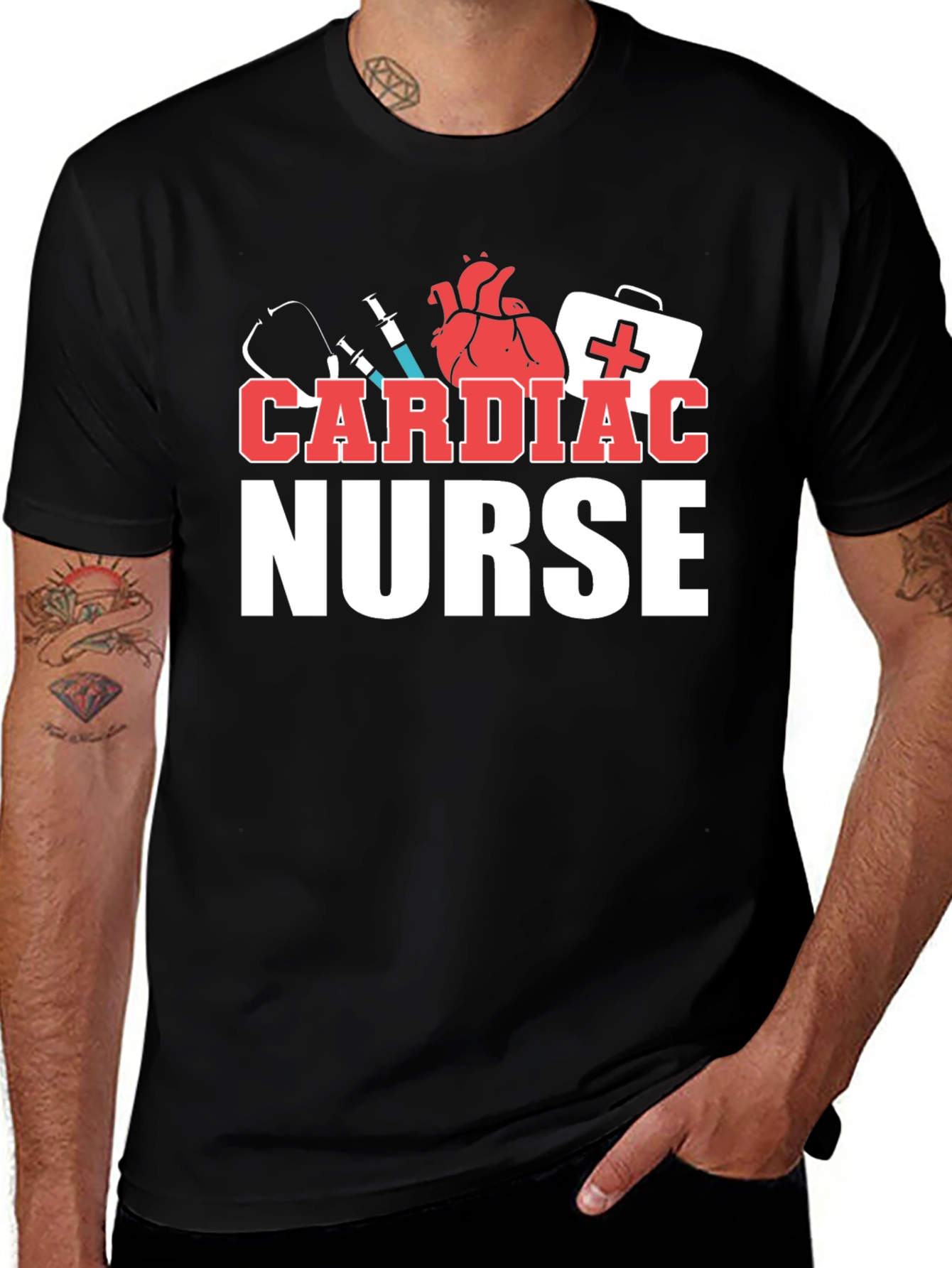 Cardiac Nurse T-Shirt - Medical Professional Apparel