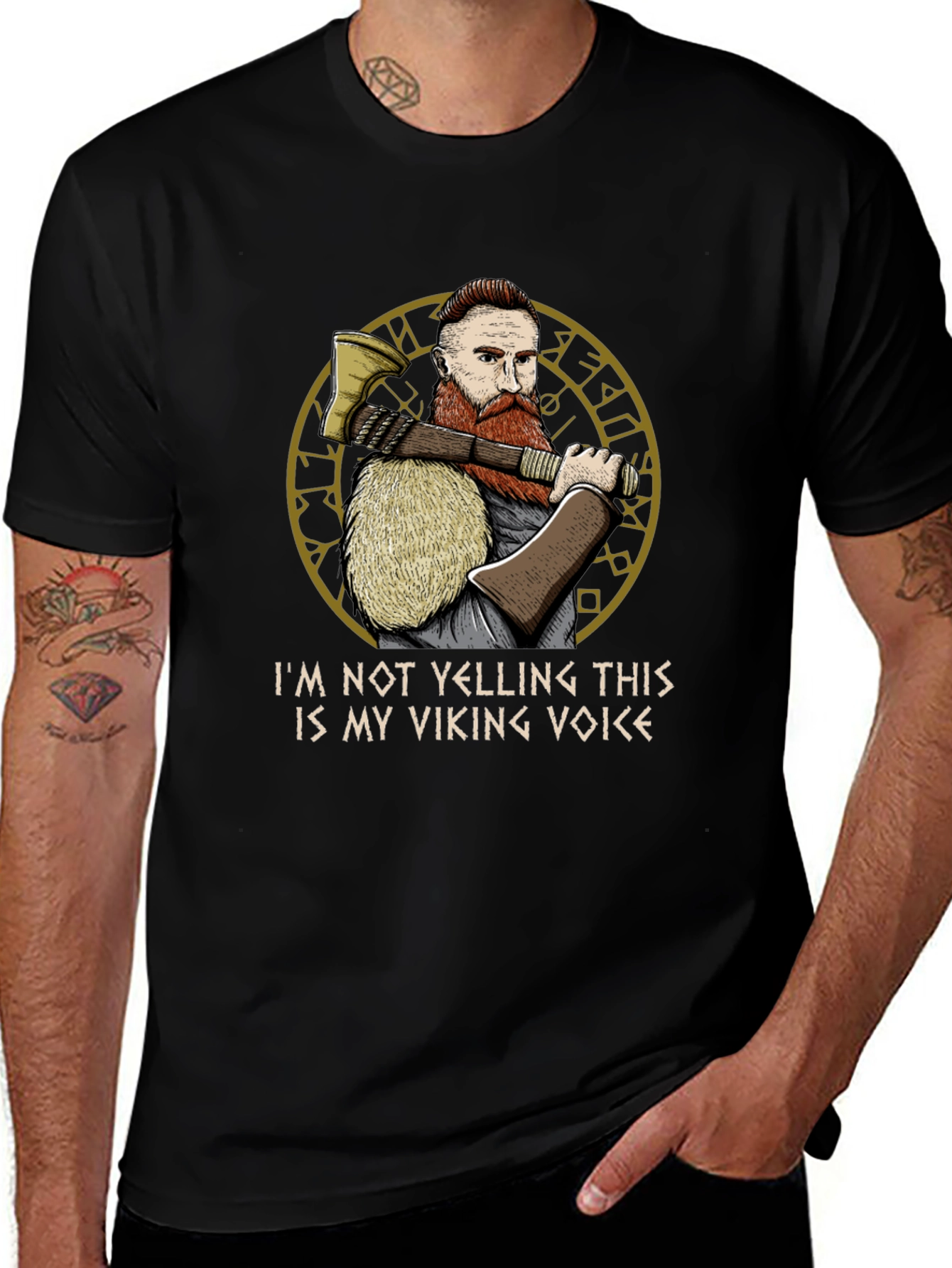 Variant 13 of Viking Voice T-Shirt - Warrior Graphic Tee