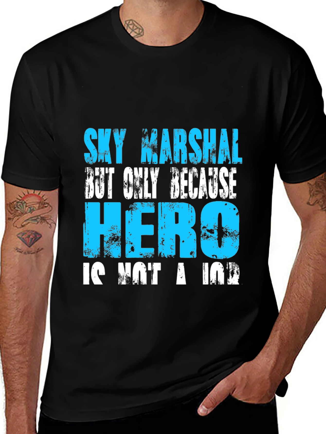 Variant 26 of Sky Marshal Hero Graphic T-Shirt