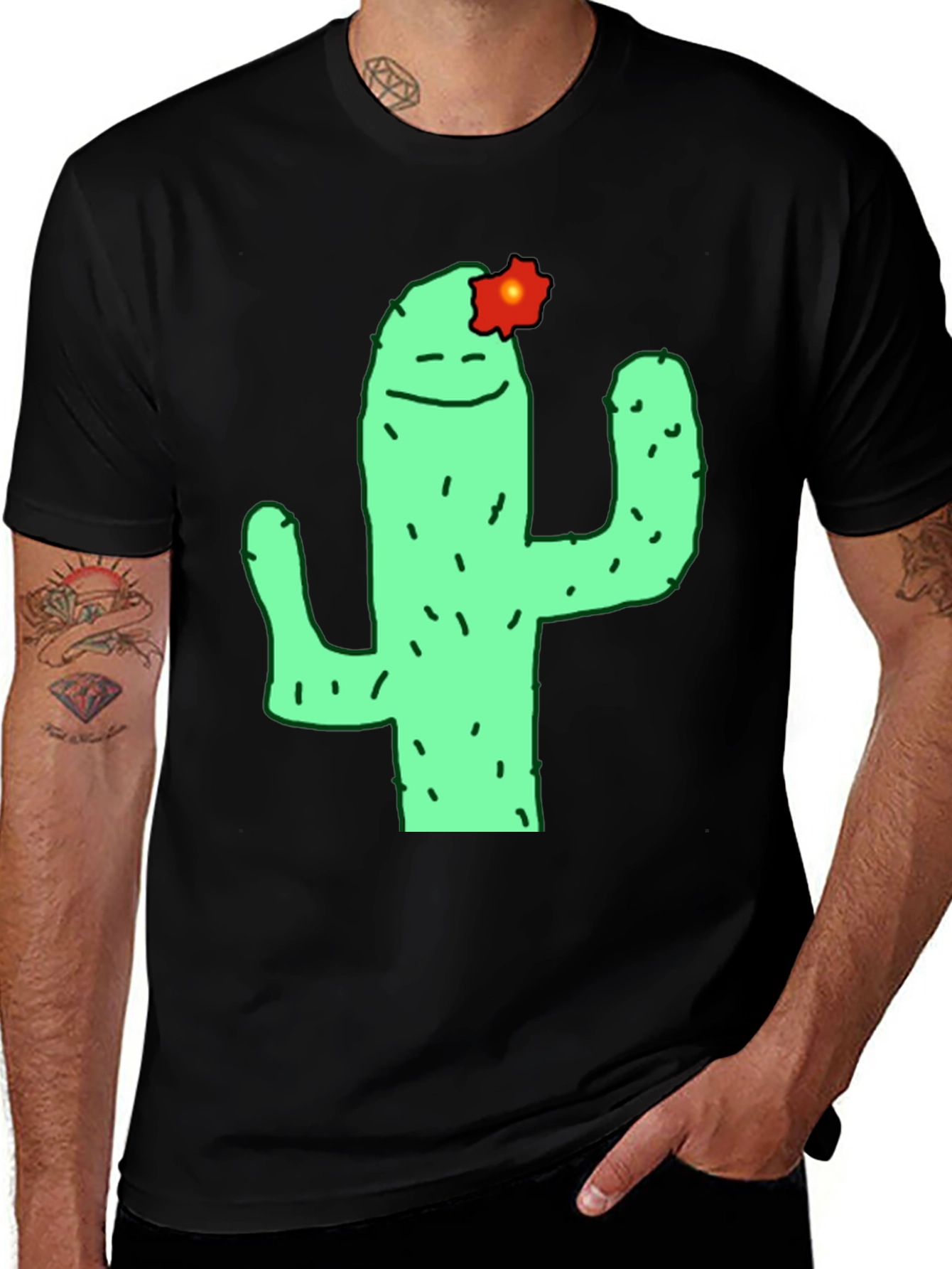 Variant 27 of Cactus T-Shirt - Humorous Graphic Tee