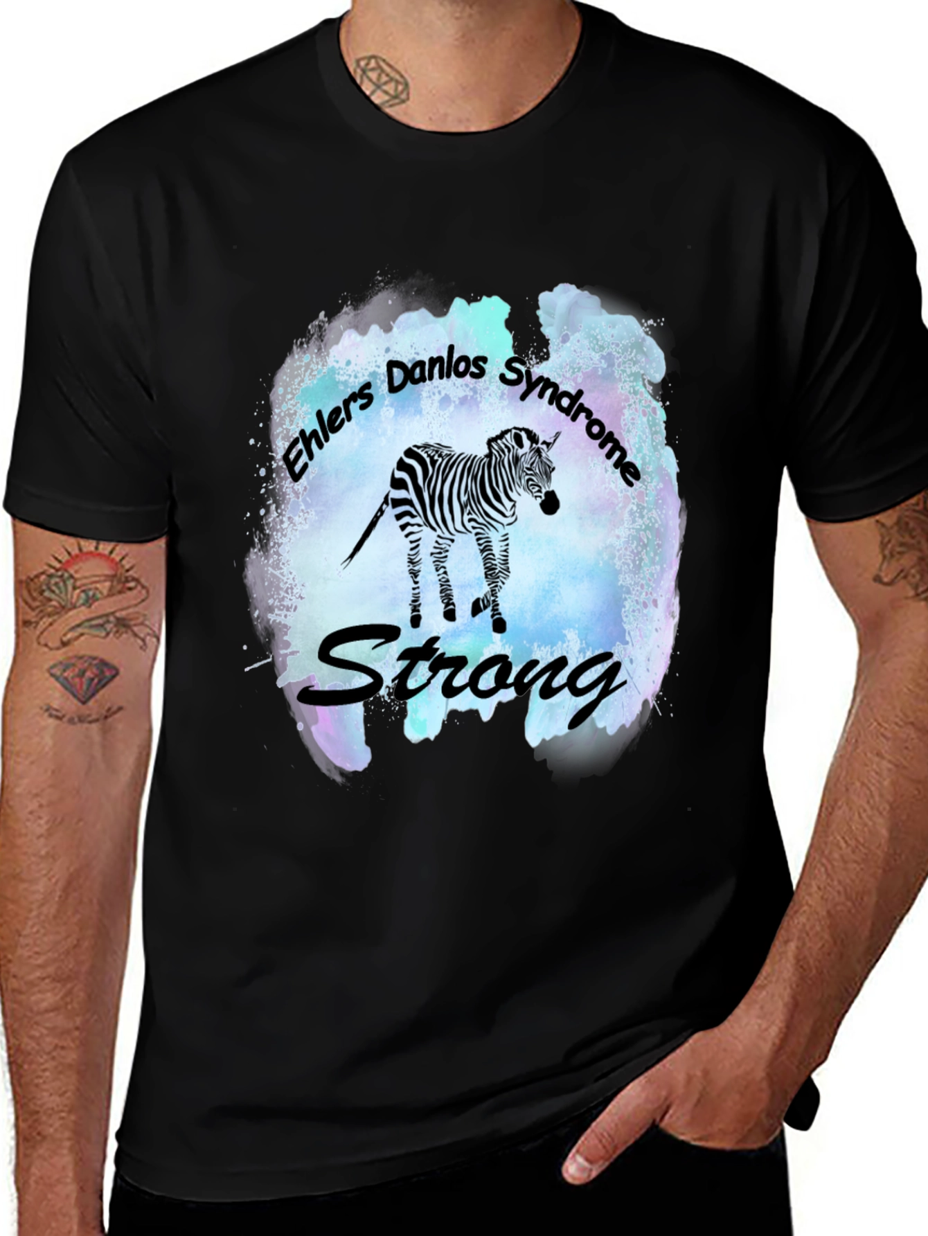 Ehlers Danlos Syndrome Zebra Strong T-Shirt