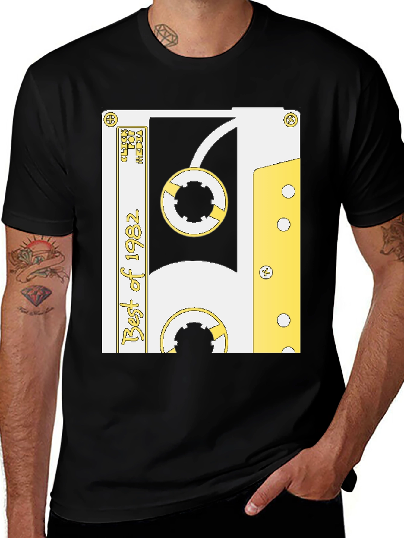Variant 16 of Retro 1982 Mixtape Graphic Tee