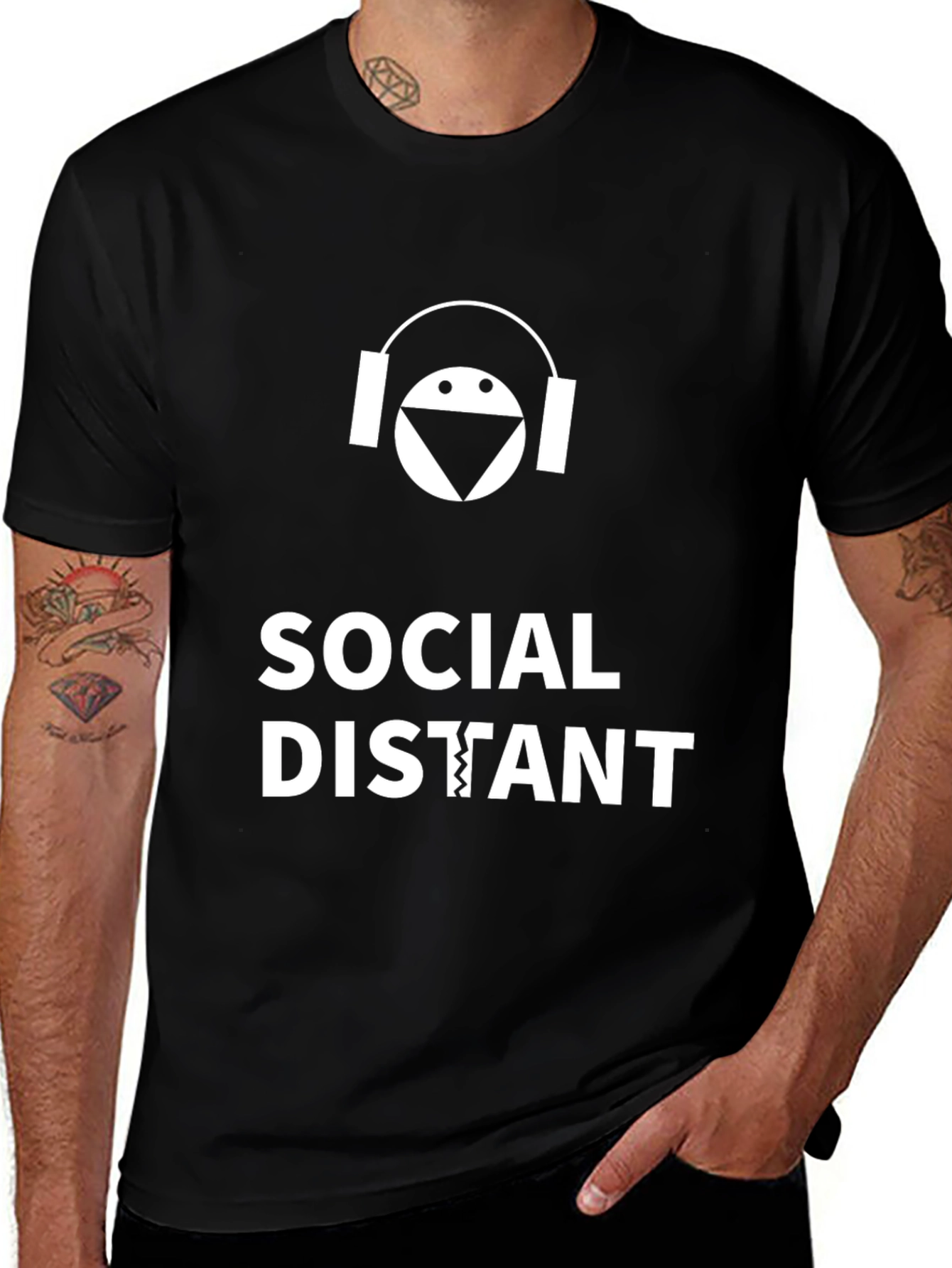 Variant 15 of Social Distant Graphic Tee
