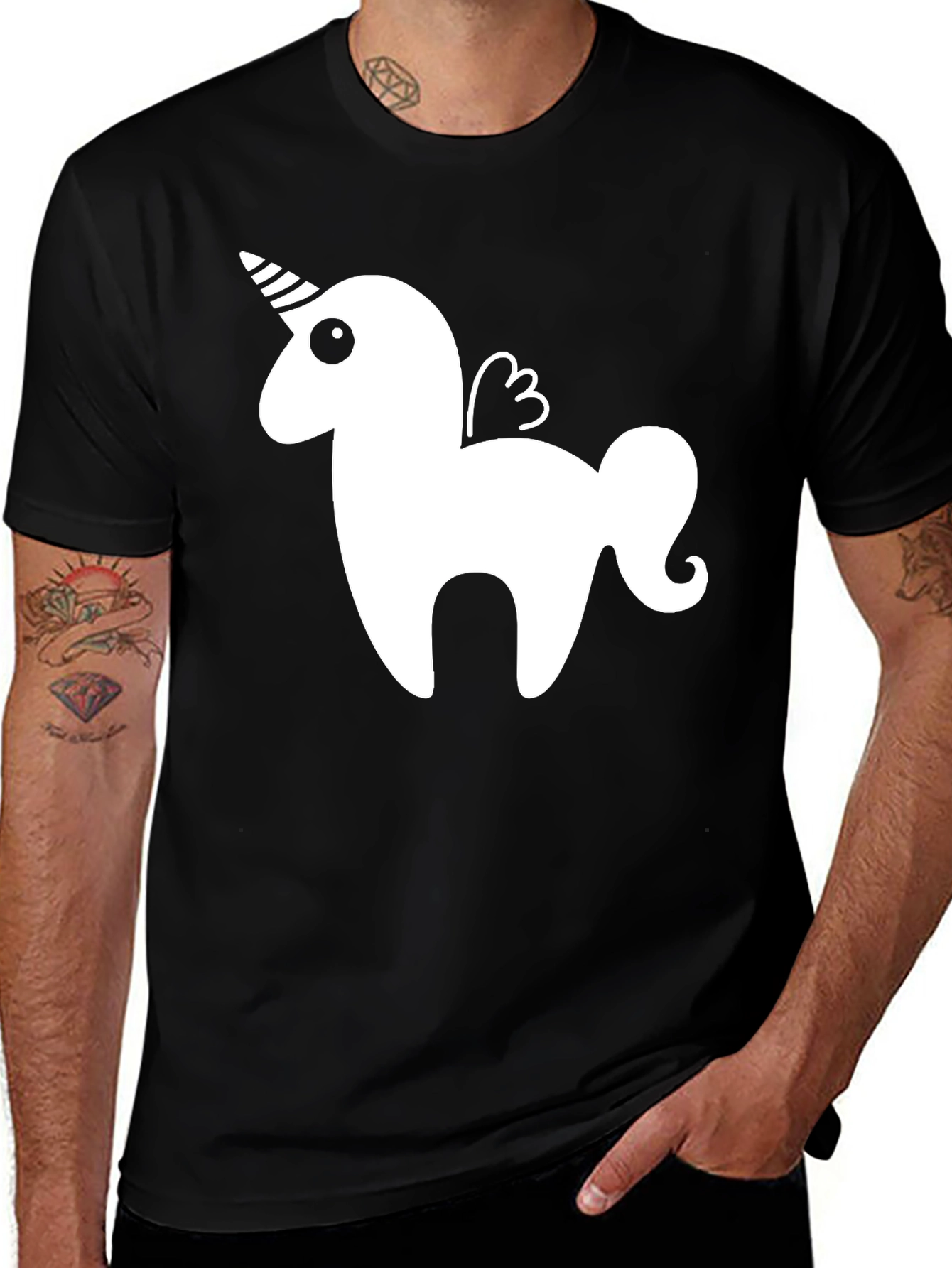 Variant 22 of Unicorn Graphic Tee - Stylish Casual Wear