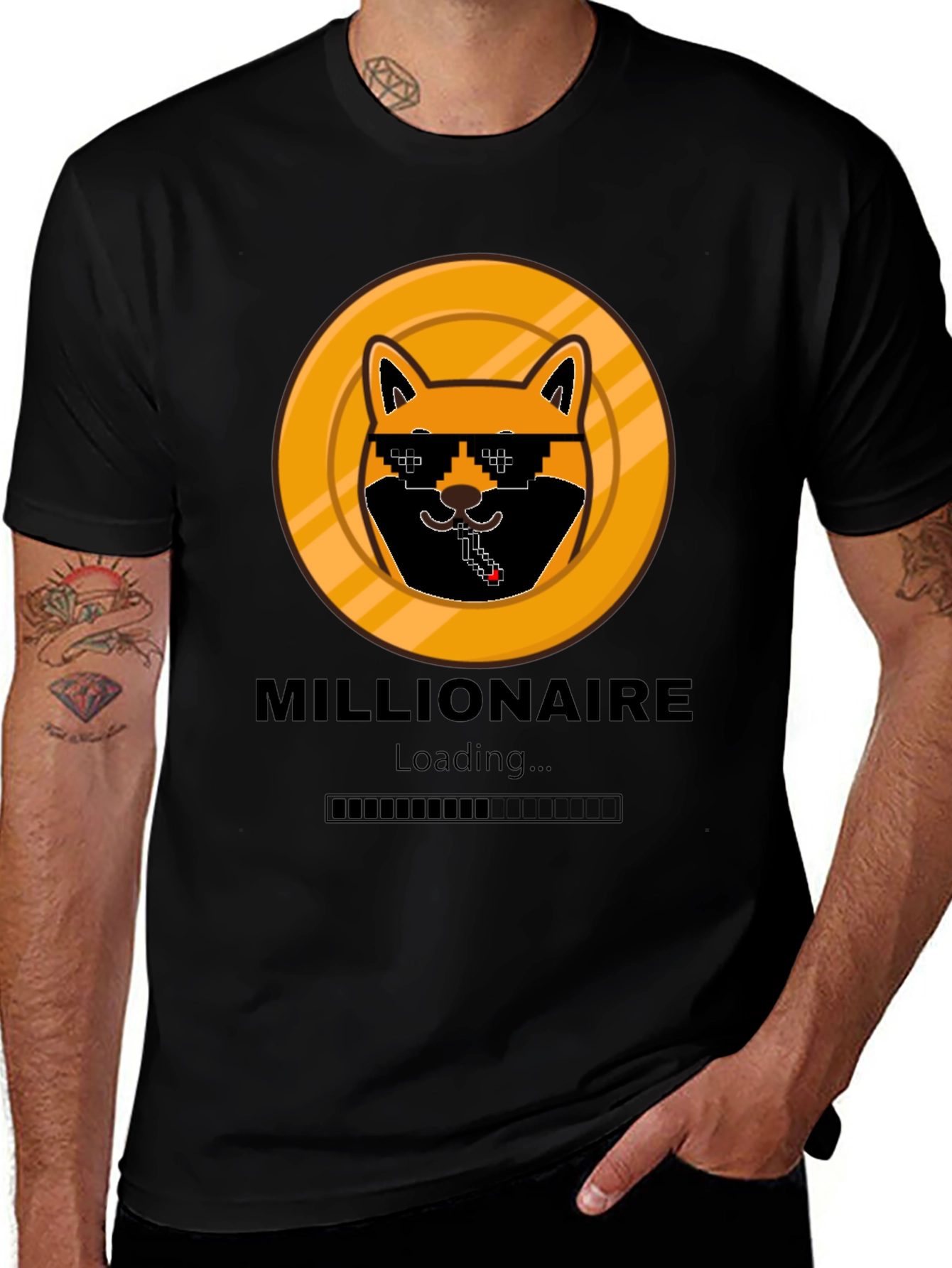 Variant 8 of Millionaire Loading... Graphic Tee