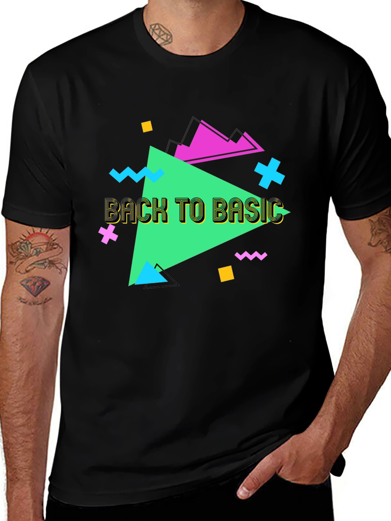 Variant 6 of Back to Basic 90's Retro Graphic Tee