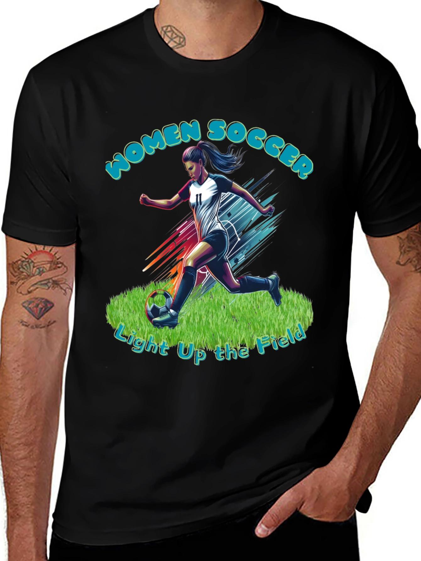 Women's Soccer Graphic T-Shirt