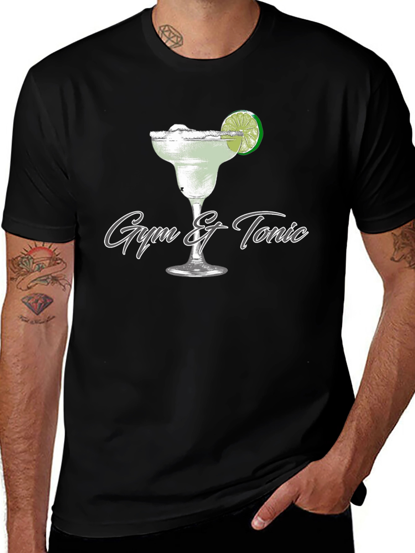 Variant 25 of Gym & Tonic T-Shirt - Margarita Design